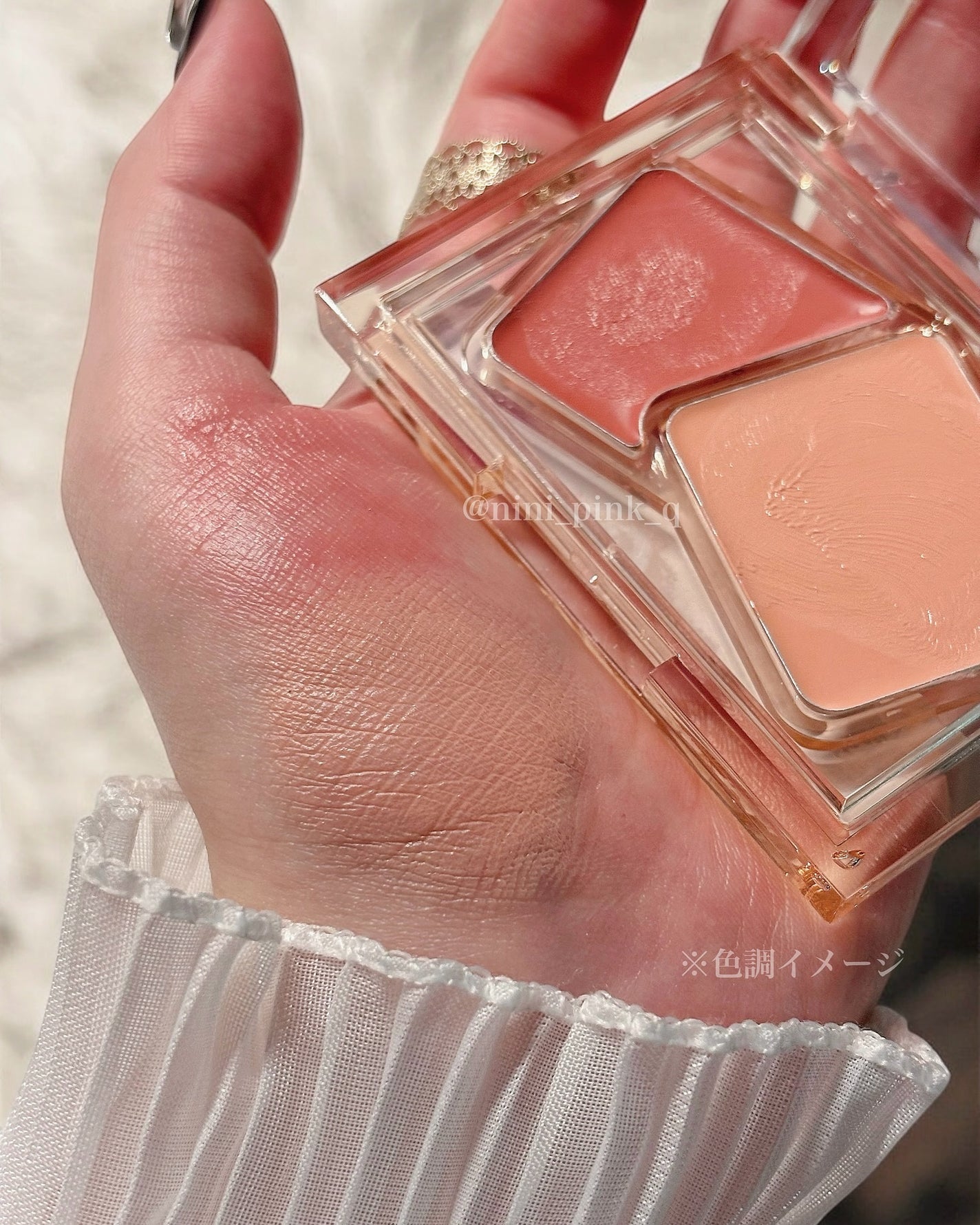 Soft Fitting Cream Blusher/フォレンコス/ジェル・クリームチークを使ったクチコミ(3枚目)