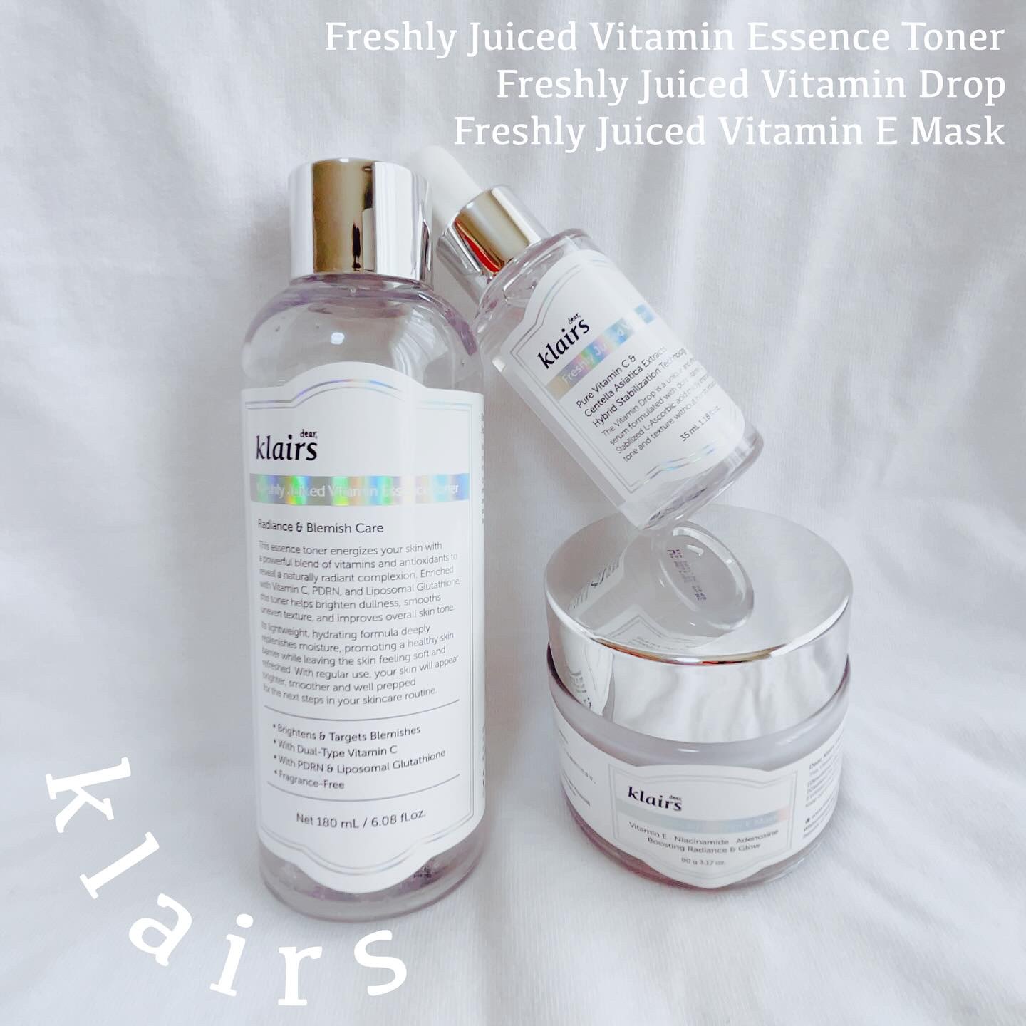 フレッシュリージュースドビタミンドロップ(35ml)/Klairs/美容液を使ったクチコミ（1枚目）