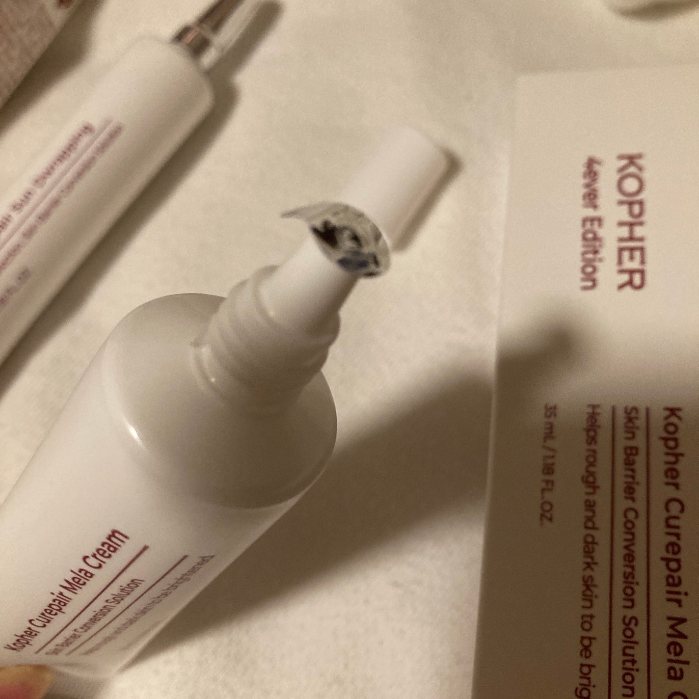 CUREPAIR MELA CREAM /KOPHER/フェイスクリームを使ったクチコミ(2枚目)