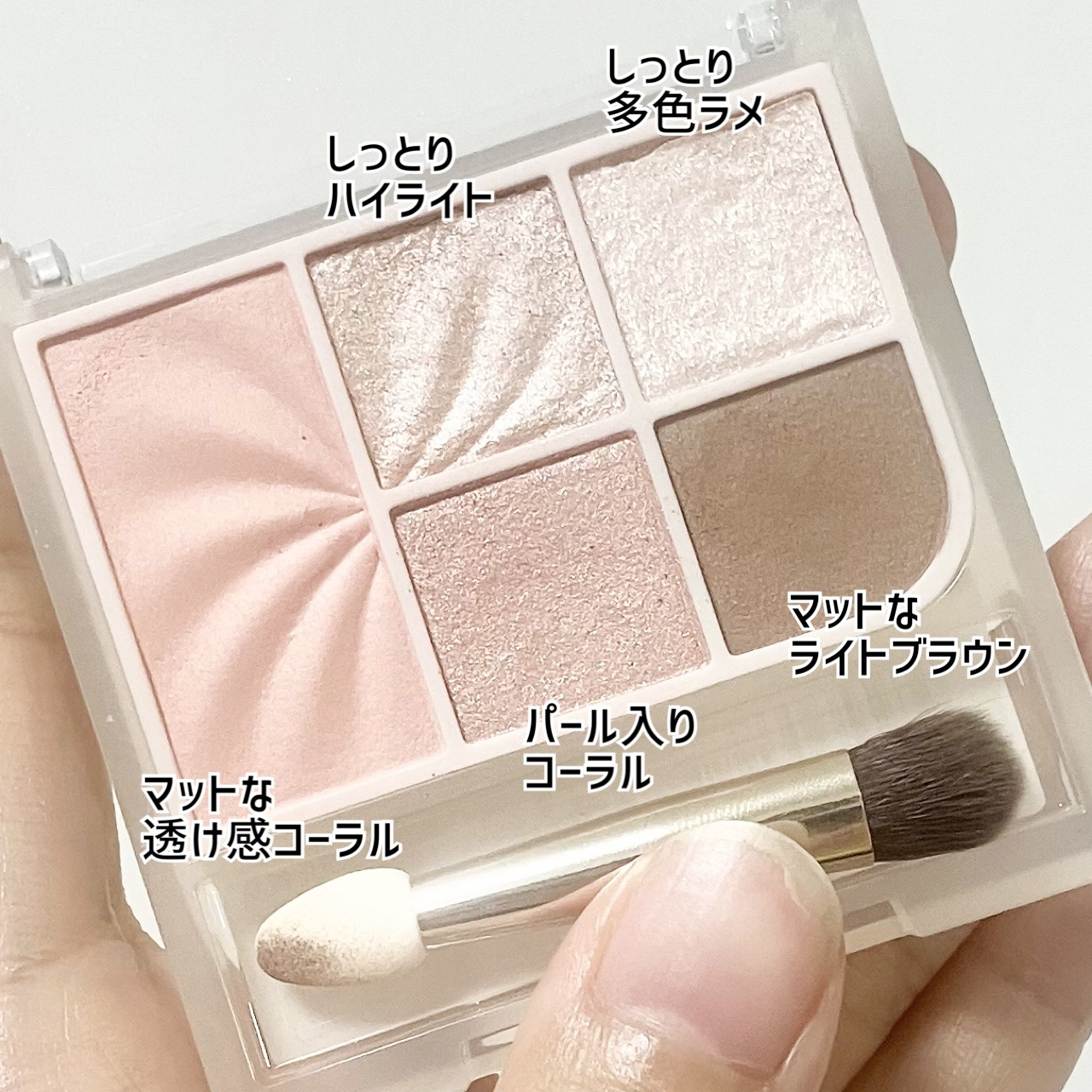 フェイスアイパレット/CEZANNE/アイシャドウを使ったクチコミ（2枚目）