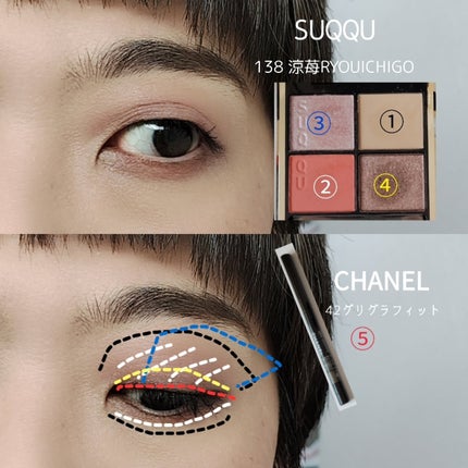 シグニチャー カラー アイズ/SUQQU/アイシャドウパレットを使ったクチコミ(5枚目)