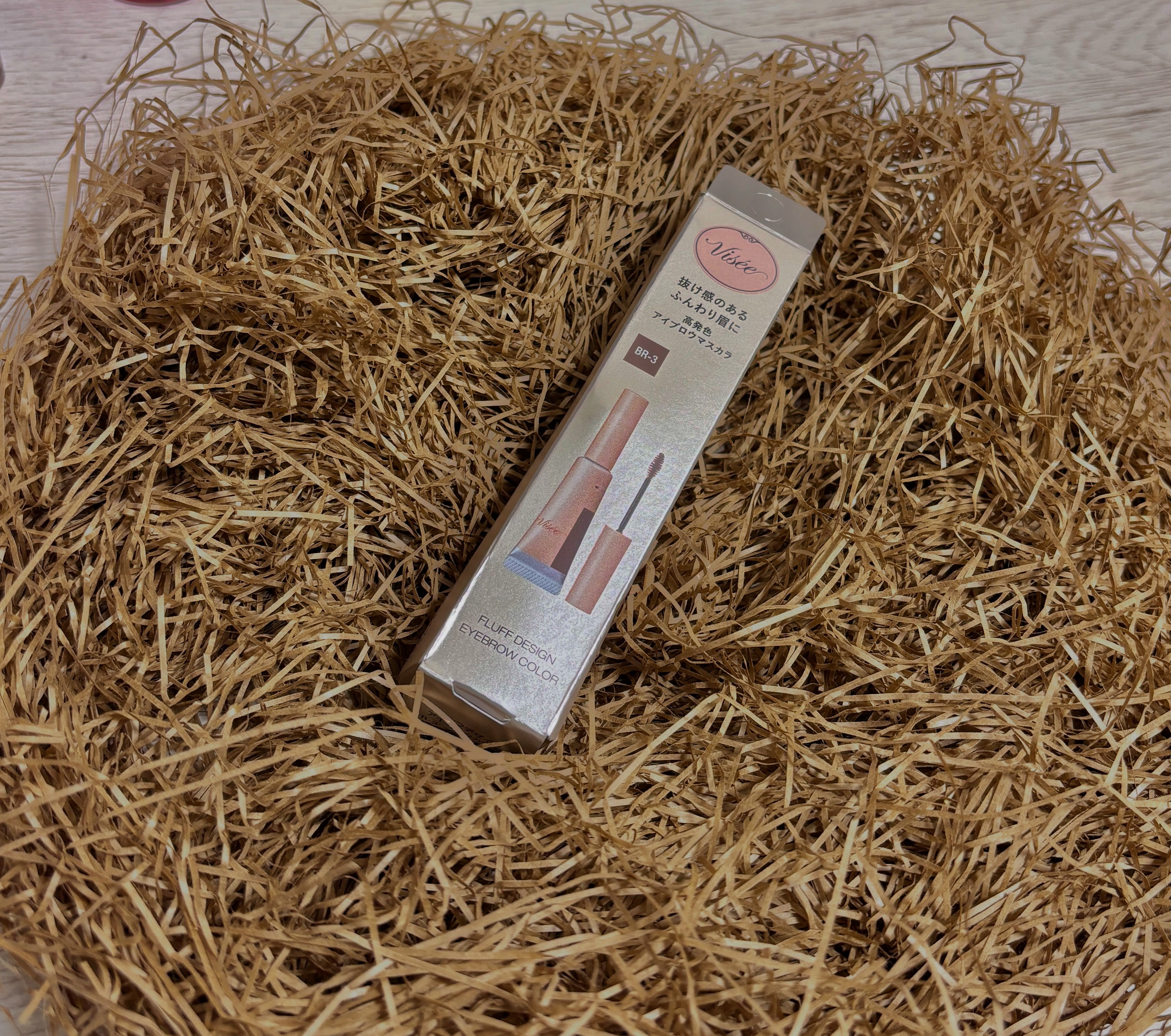 フラッフデザイン アイブロウカラー BR-3 アッシュブラウン/Visée/眉マスカラを使ったクチコミ（1枚目）