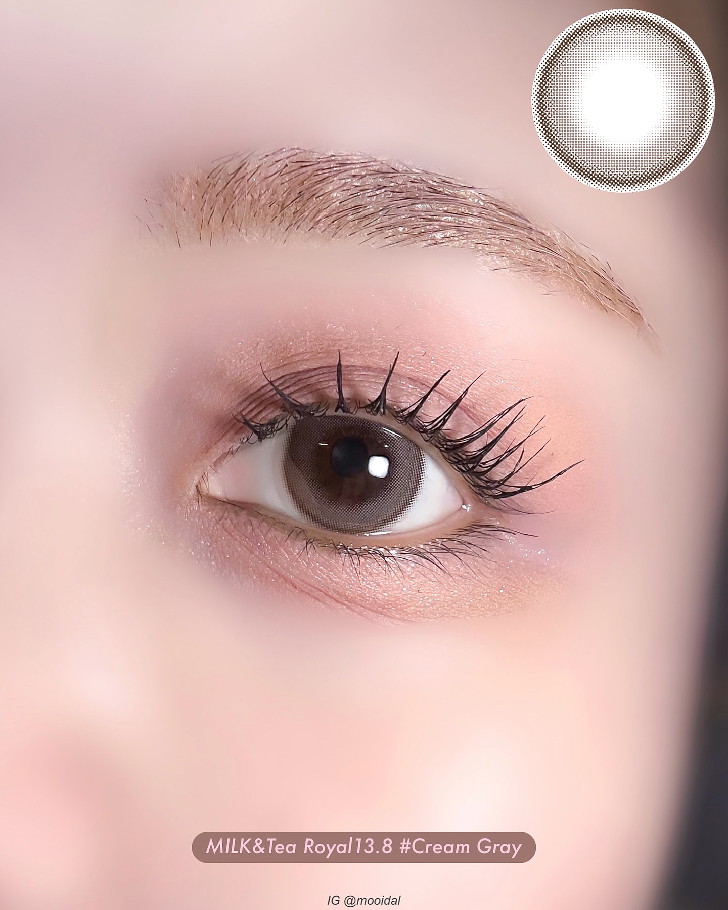 chuuLENS Milk&Tea 1day/chuu LENS/ワンデー（１DAY）カラコンを使ったクチコミ（3枚目）