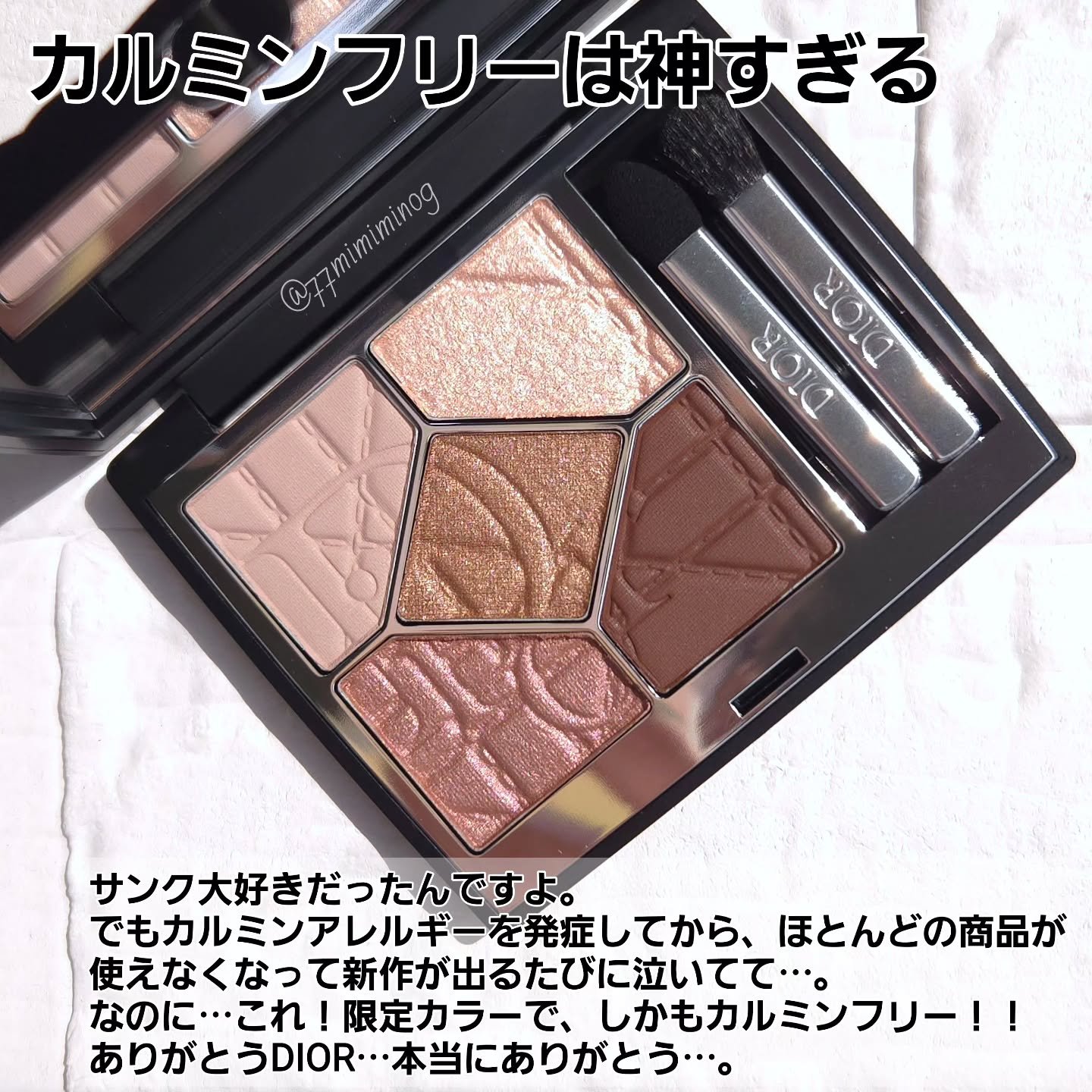【旧】ディオールショウ サンク クルール（限定品）/Dior/アイシャドウを使ったクチコミ（2枚目）