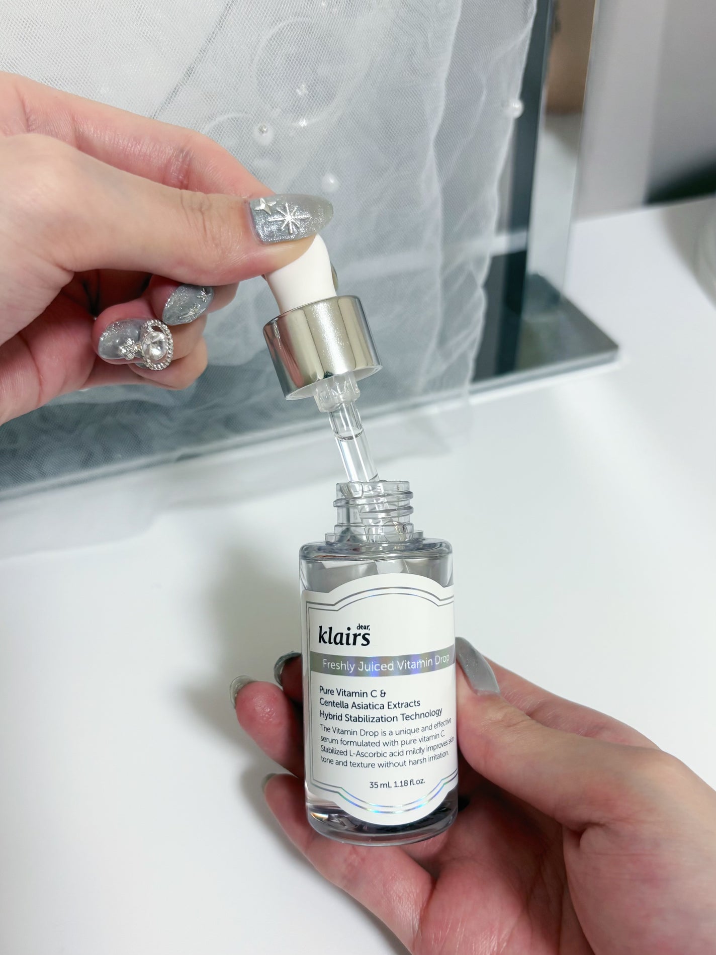 フレッシュリージュースドビタミンドロップ(35ml)/Klairs/美容液を使ったクチコミ(5枚目)