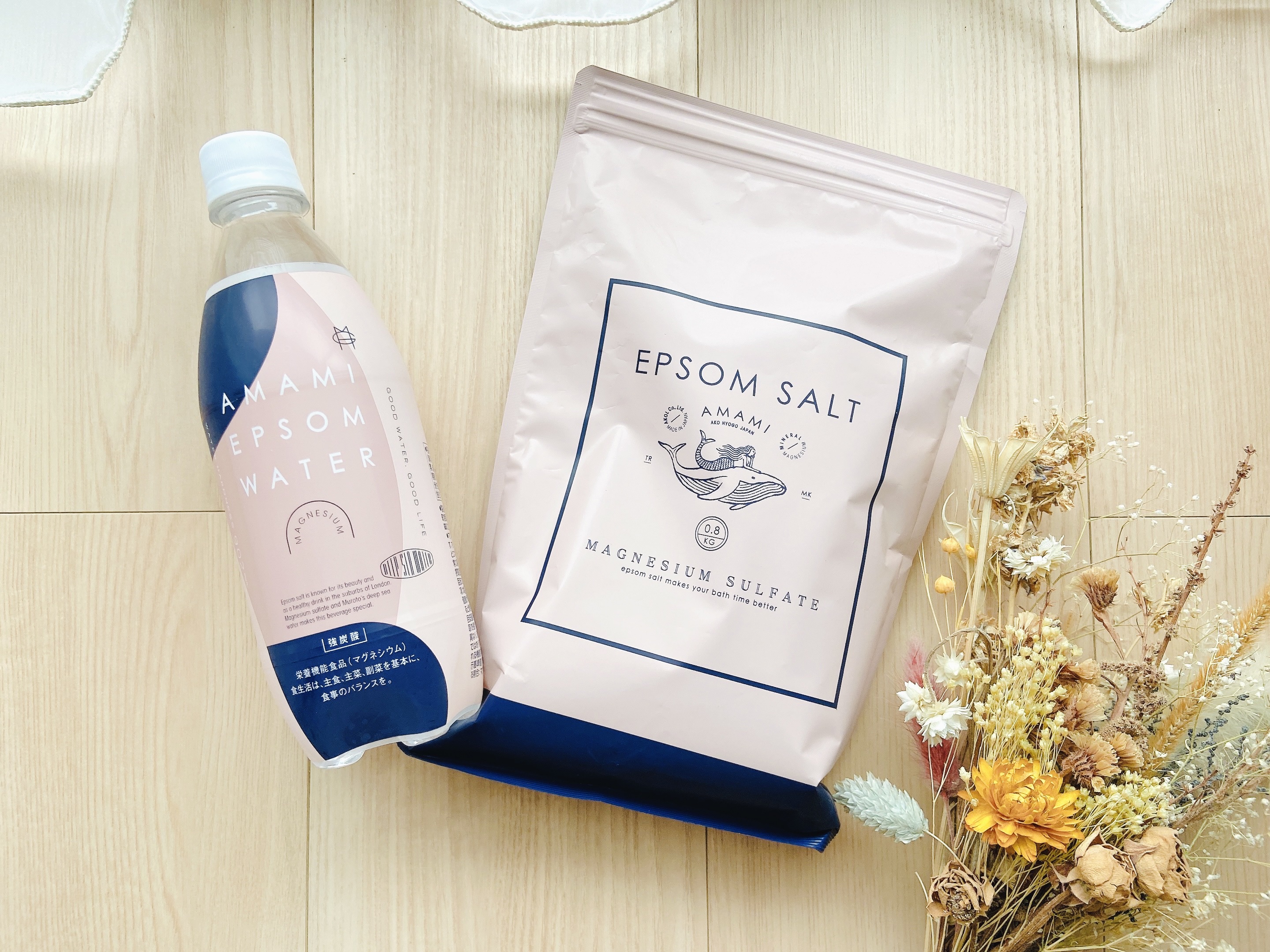 EPSOM WATER/AMAMI/ミネラルウォーターを使ったクチコミ（2枚目）