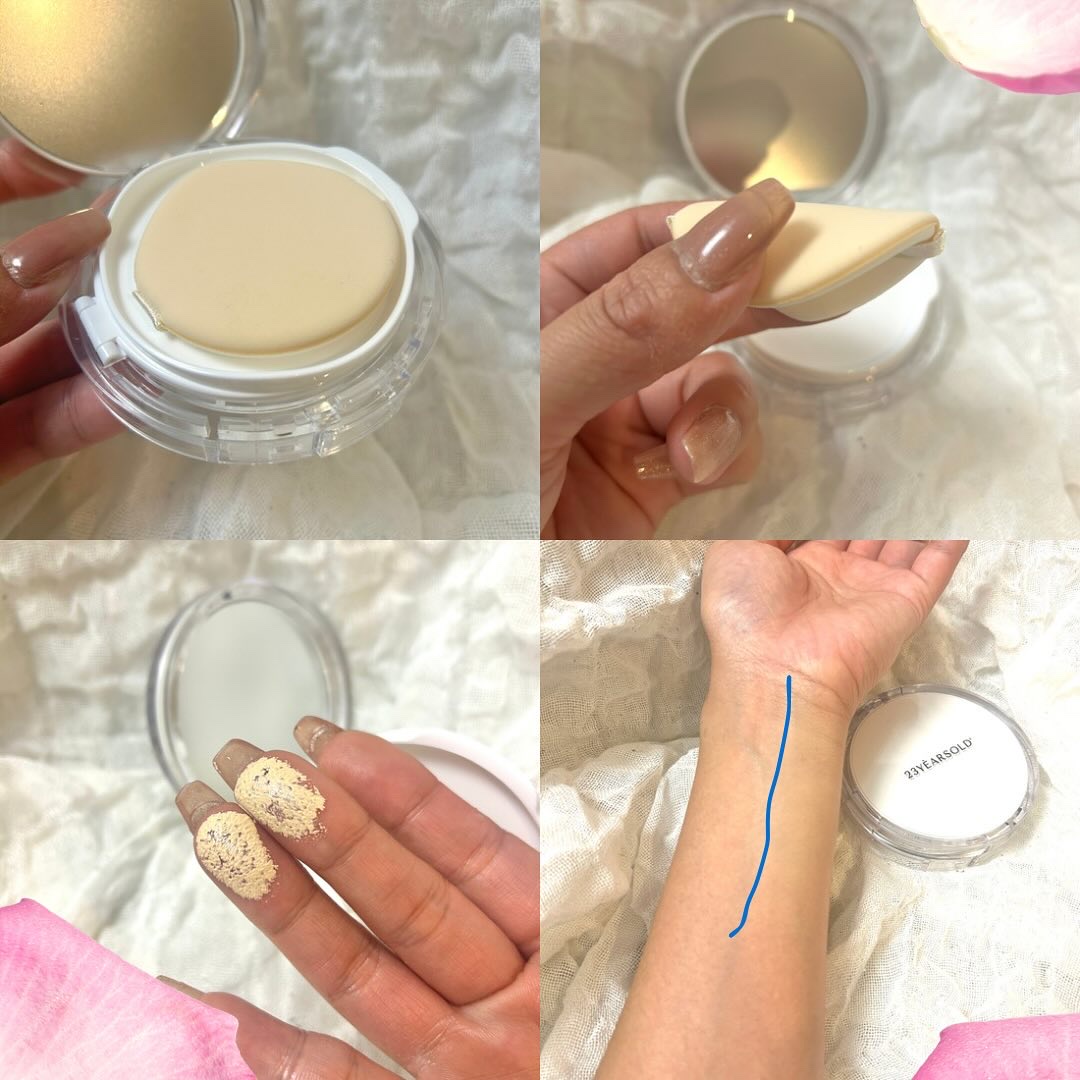 ハートリーフシーンカバークッション/23years old/クッションファンデーションを使ったクチコミ（2枚目）