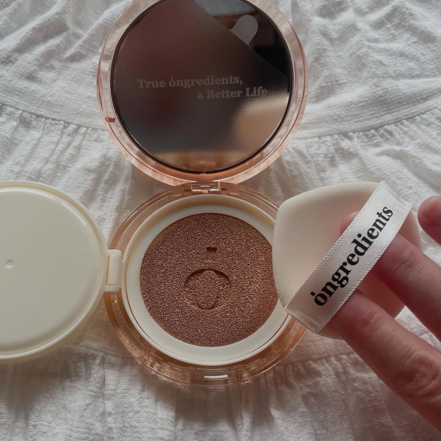 スキンバリアグロウカバークッション/Ongredients/クッションファンデーションを使ったクチコミ(4枚目)