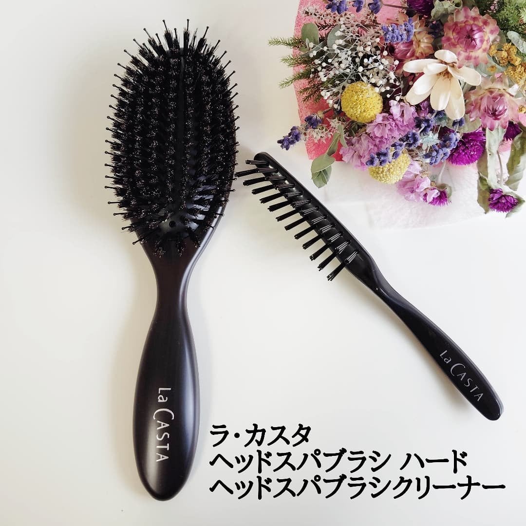 ヘッドスパブラシ専用クリーナー/ラ・カスタ/ヘアケアグッズを使ったクチコミ(1枚目)
