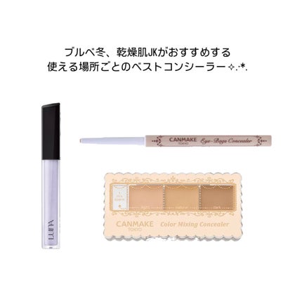 カラーミキシングコンシーラー/キャンメイク/パレットコンシーラーを使ったクチコミ(1枚目)