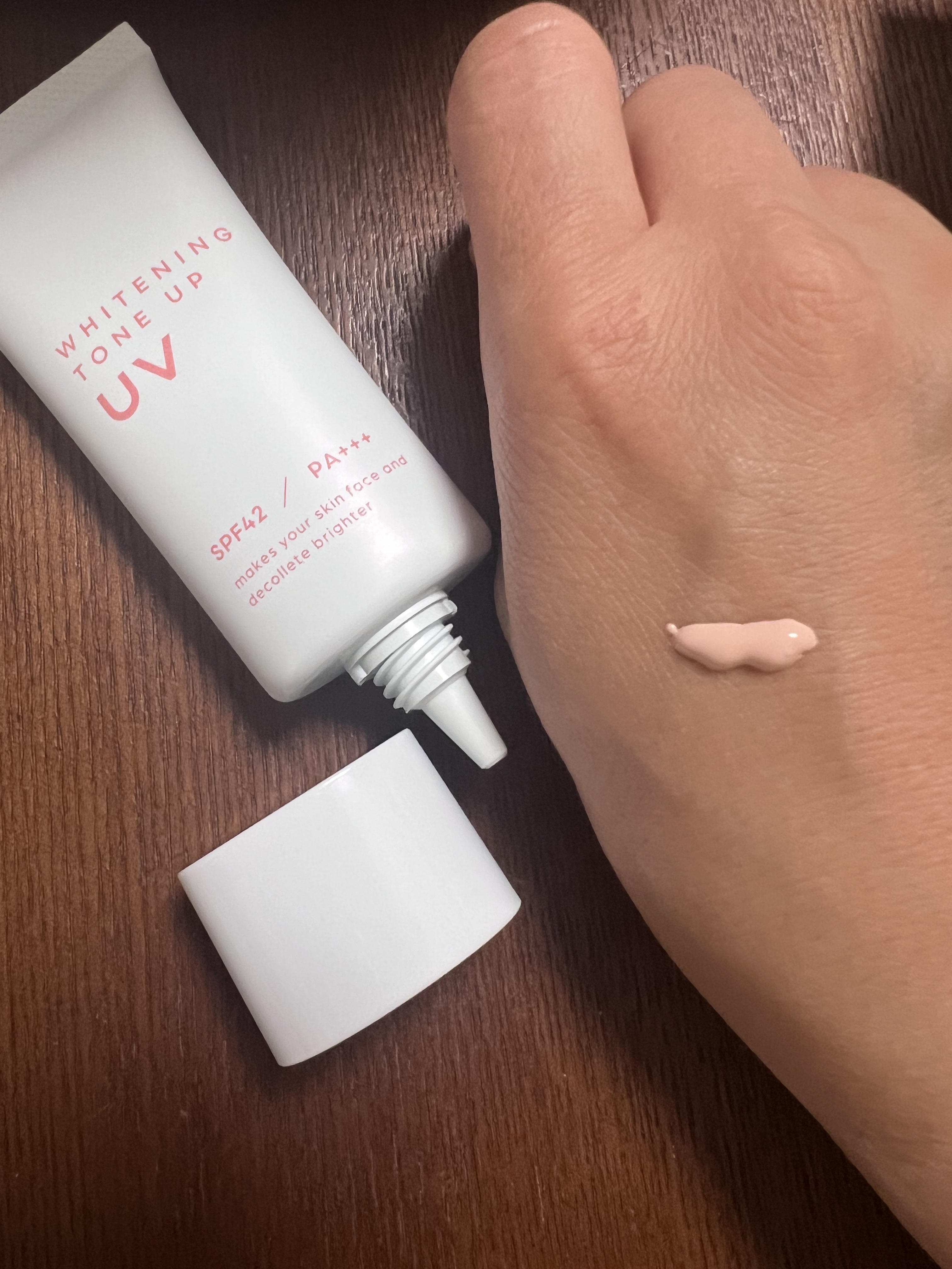 美白トーンアップUV/コージー/日焼け止めミルクを使ったクチコミ（2枚目）