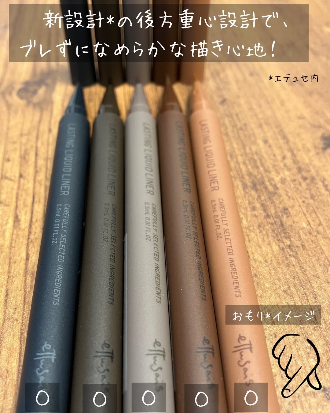 エテュセ ラスティング リキッドライナー/ettusais/リキッドアイライナーを使ったクチコミ(2枚目)