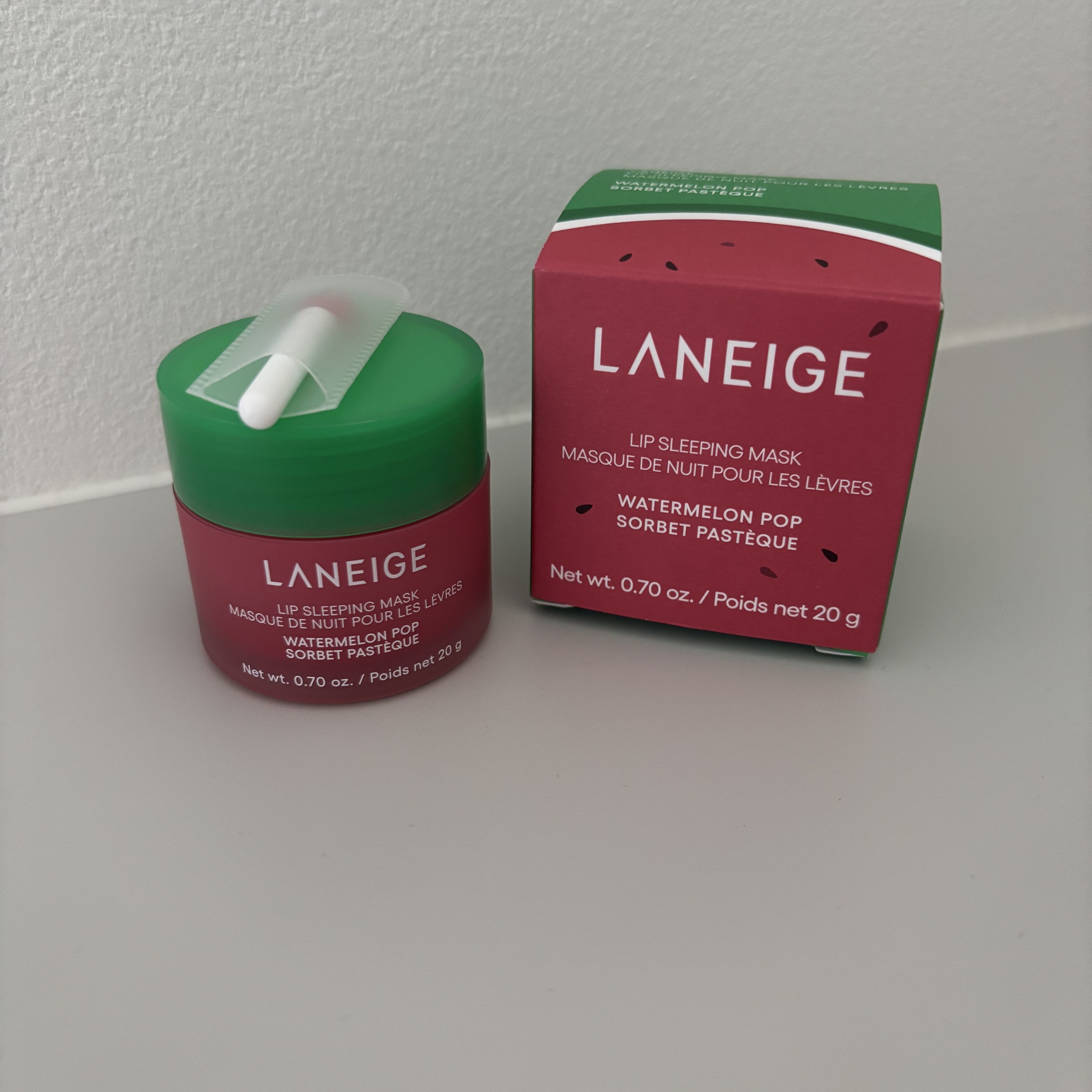 リップスリーピングマスク ウォーターメロン/LANEIGE/リップマスクを使ったクチコミ（1枚目）