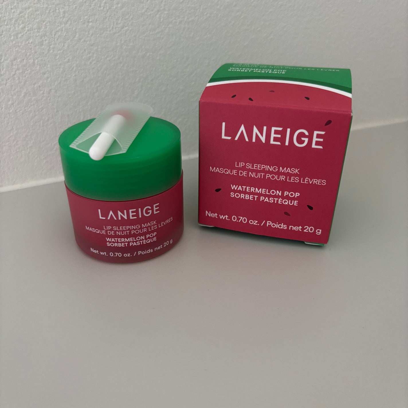 リップスリーピングマスク ウォーターメロン/LANEIGE/リップマスクを使ったクチコミ(1枚目)
