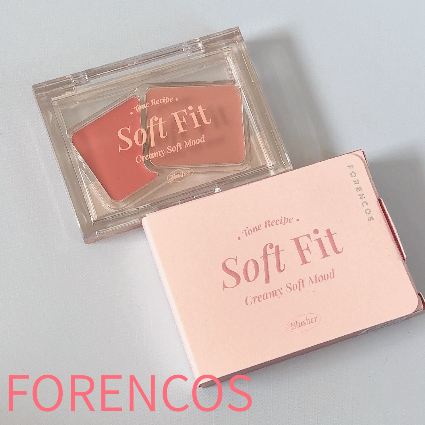 Soft Fitting Cream Blusher/フォレンコス/ジェル・クリームチークを使ったクチコミ（1枚目）