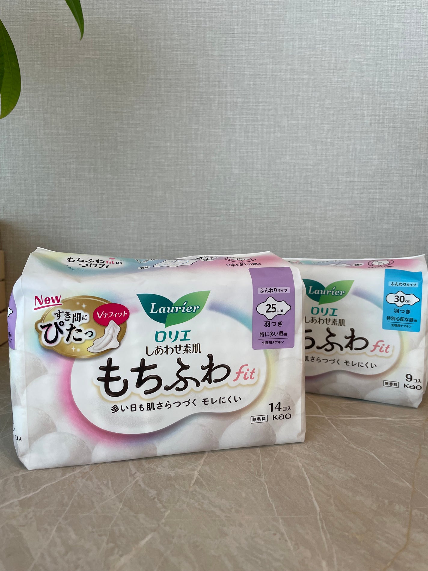 ロリエ もちふわ fit 25cm 羽つき 14コ入 (医薬部外品 )/ロリエ/ナプキンを使ったクチコミ(2枚目)