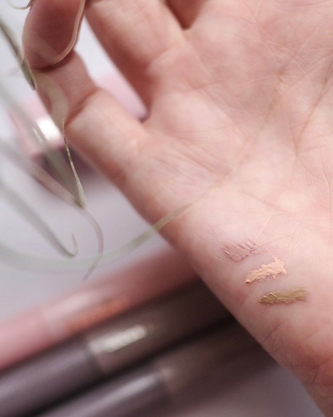 インスパイアスキニーブロウカラ/mude/眉マスカラを使ったクチコミ(2枚目)