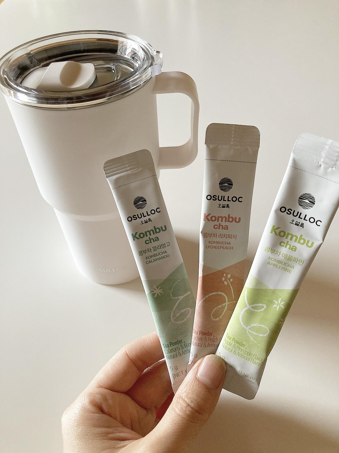 コンブチャ カラマンゴー/OSULLOC/ドリンクを使ったクチコミ（2枚目）