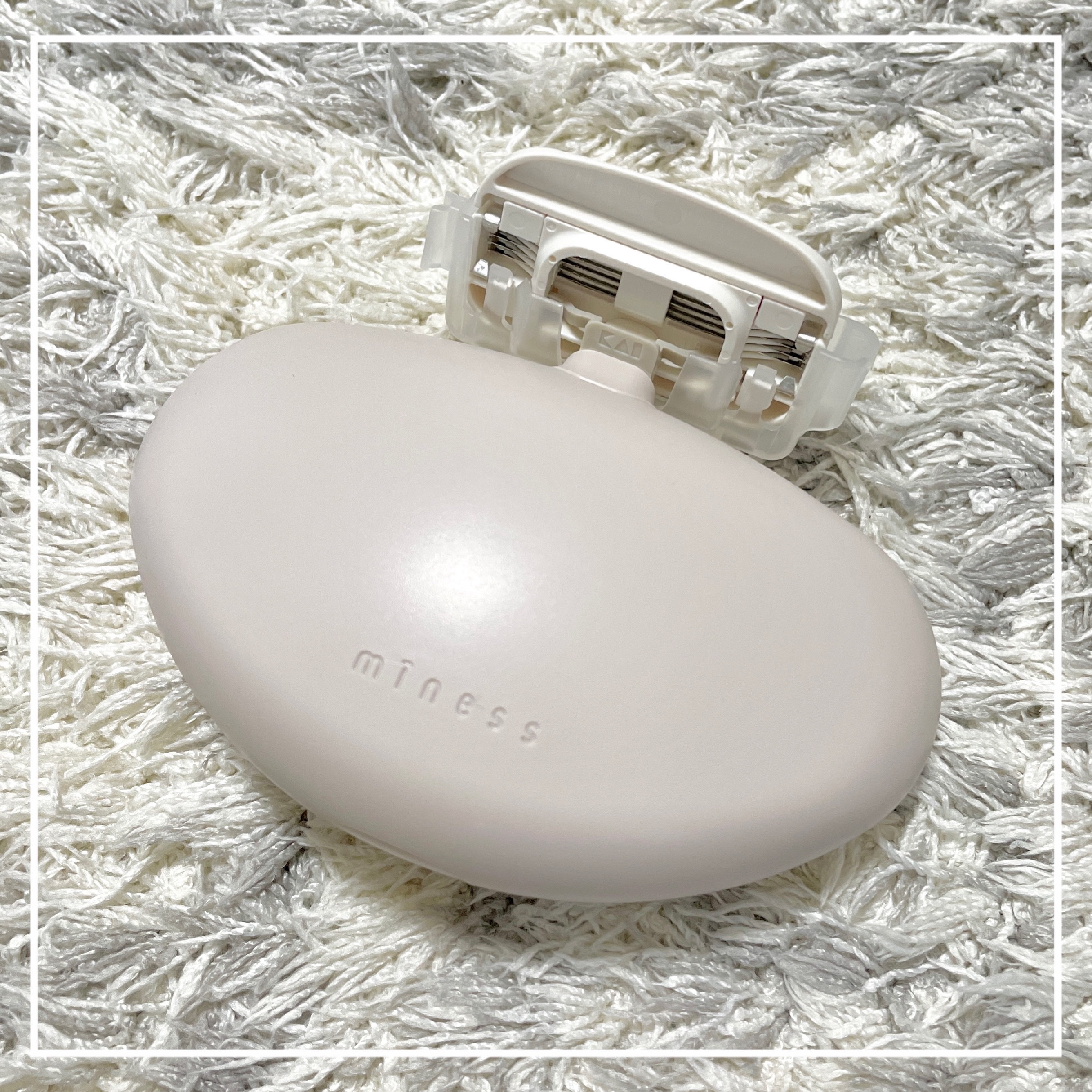 miness うで・あし用カミソリ/貝印/シェーバーを使ったクチコミ（1枚目）