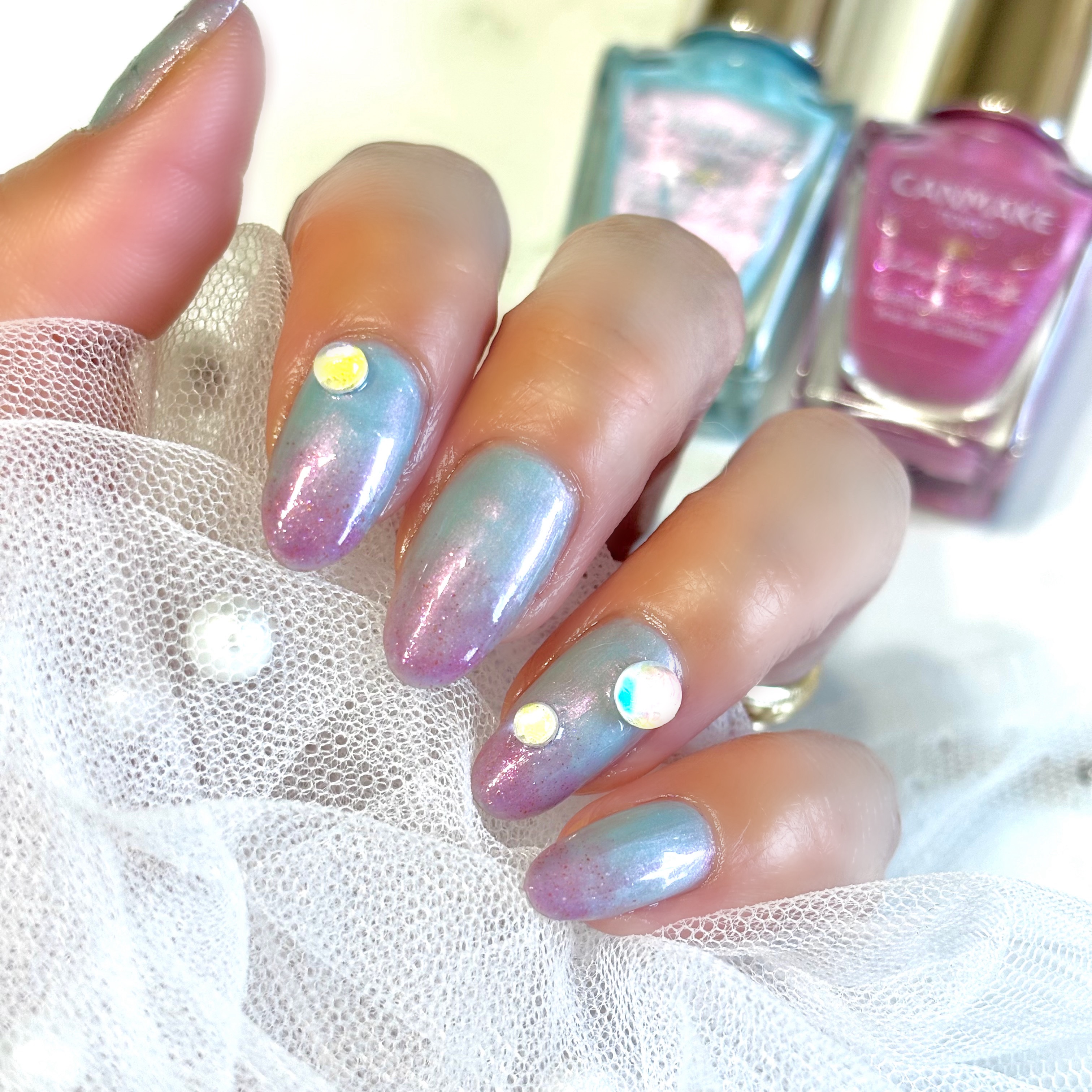 カラフルネイルズ/キャンメイク/マニキュアを使ったクチコミ（3枚目）