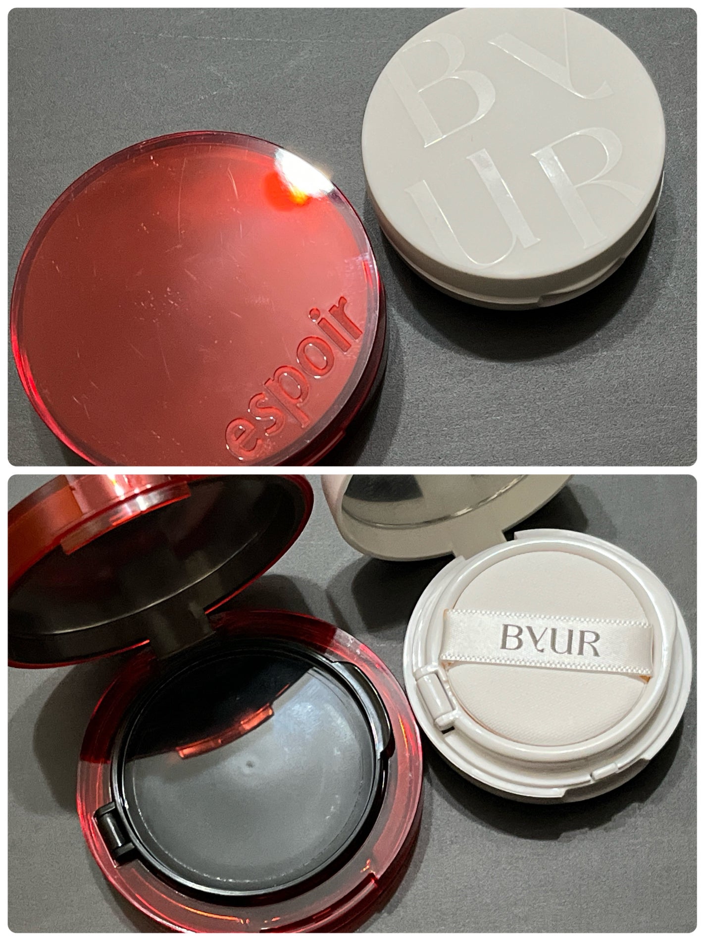 セラムフィット フルカバー グロークッション V1/ByUR/クッションファンデーションを使ったクチコミ(3枚目)