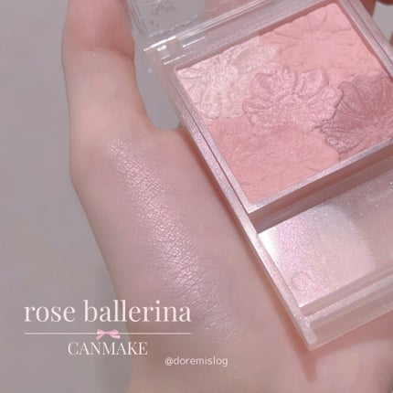 グロウフルールチークス(ブレンドタイプ)/キャンメイク/パウダーチークを使ったクチコミ(1枚目)