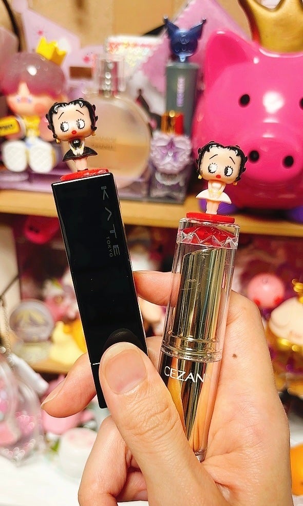 ラスティンググロスリップ/CEZANNE/口紅を使ったクチコミ(2枚目)