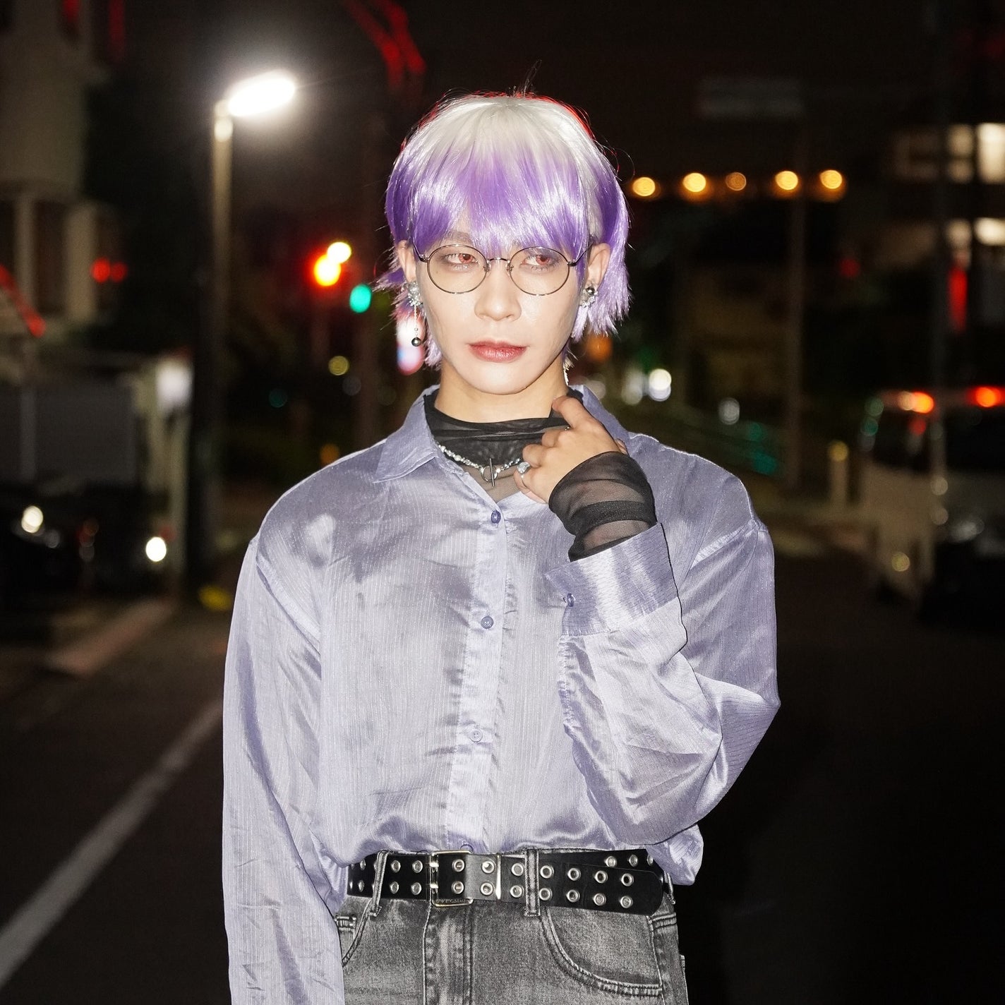 西村健太 on LIPS 「激かわポケモンの"シャンデラ"のモチーフ擬人化メイク😈🔥‼︎ぜ..」(8枚目)