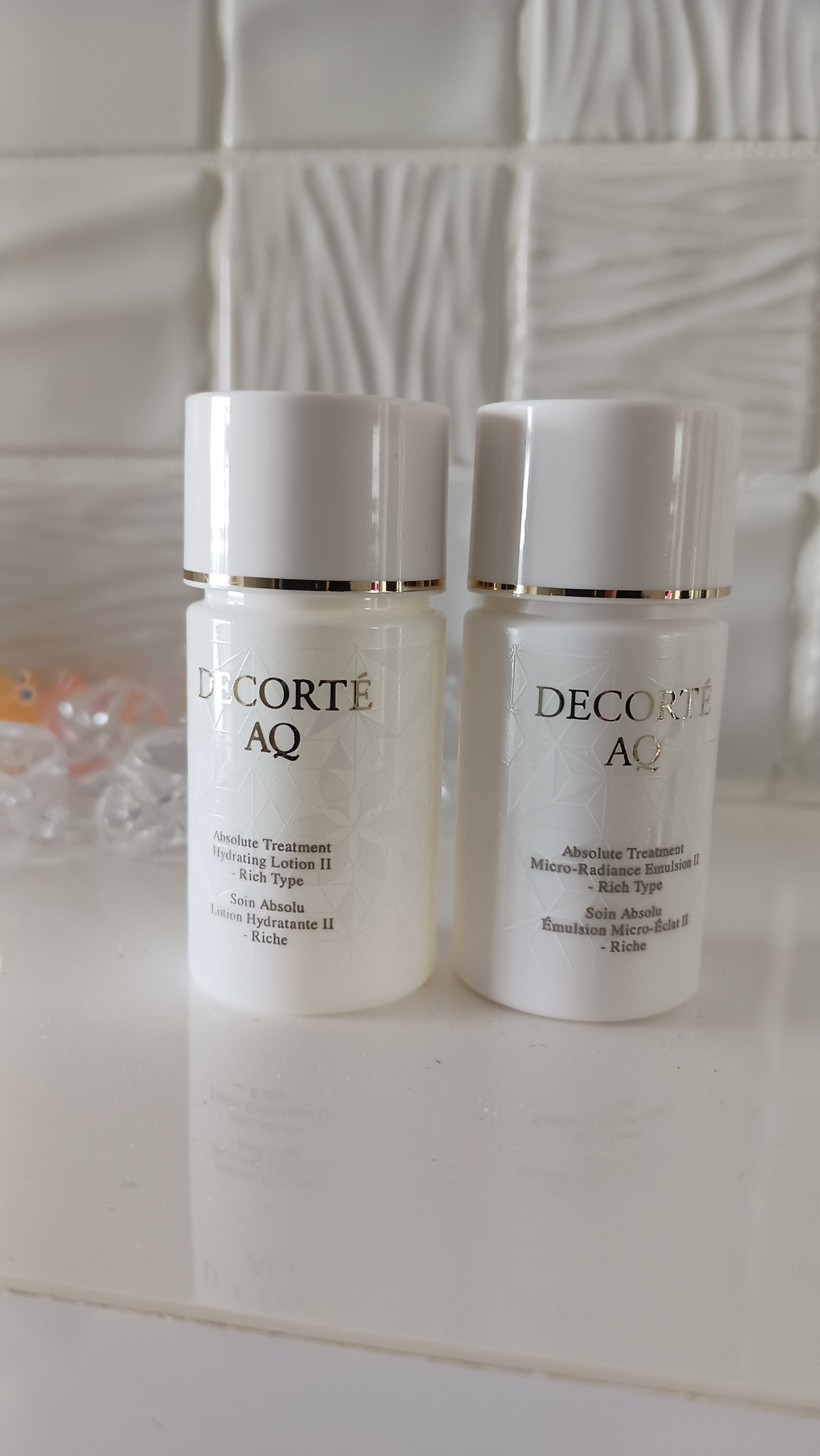 ゆう on LIPS 「【コスメデコルテAQ】サンプル使用です。先に乳液から使用するタ..」(1枚目)