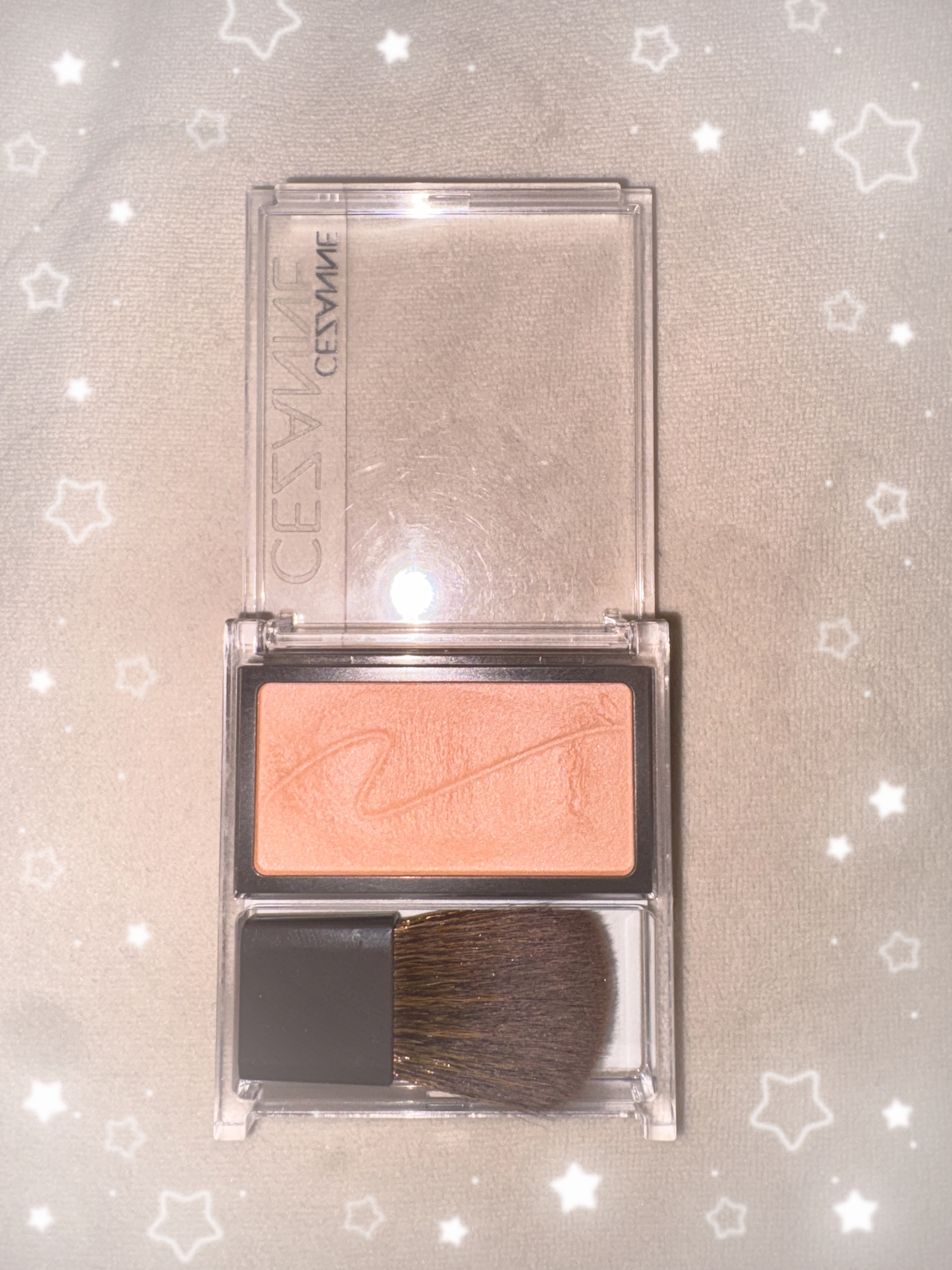 チークブラッシュ/CEZANNE/パウダーチークを使ったクチコミ（1枚目）