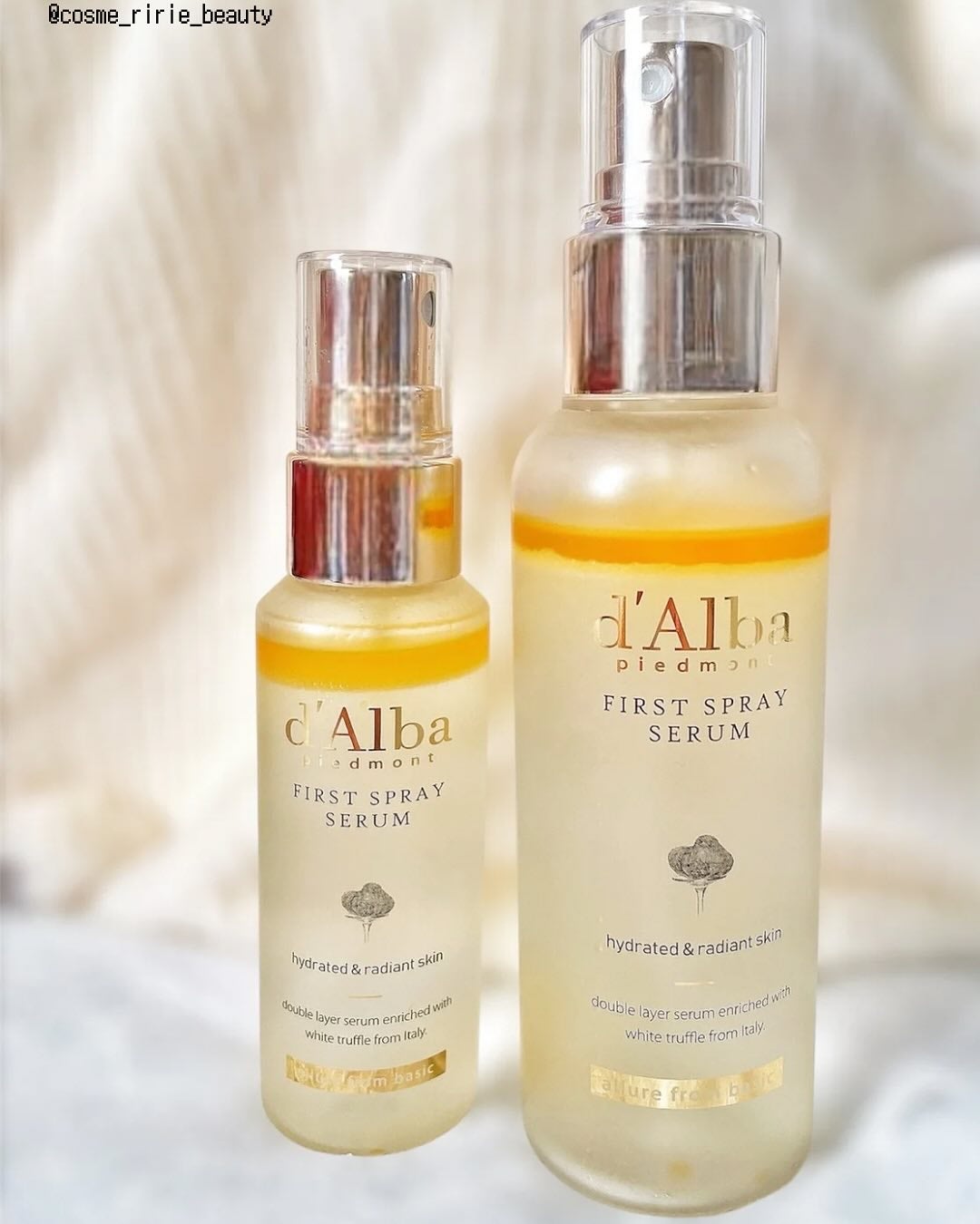 ダルバ ホワイトトリュフファーストスプレーセラム/ダルバ/ミスト状化粧水を使ったクチコミ(4枚目)