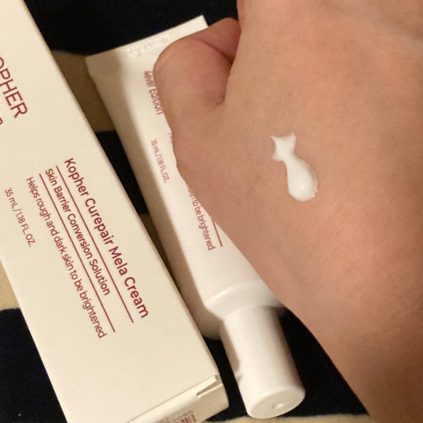 CUREPAIR MELA CREAM /KOPHER/フェイスクリームを使ったクチコミ(4枚目)