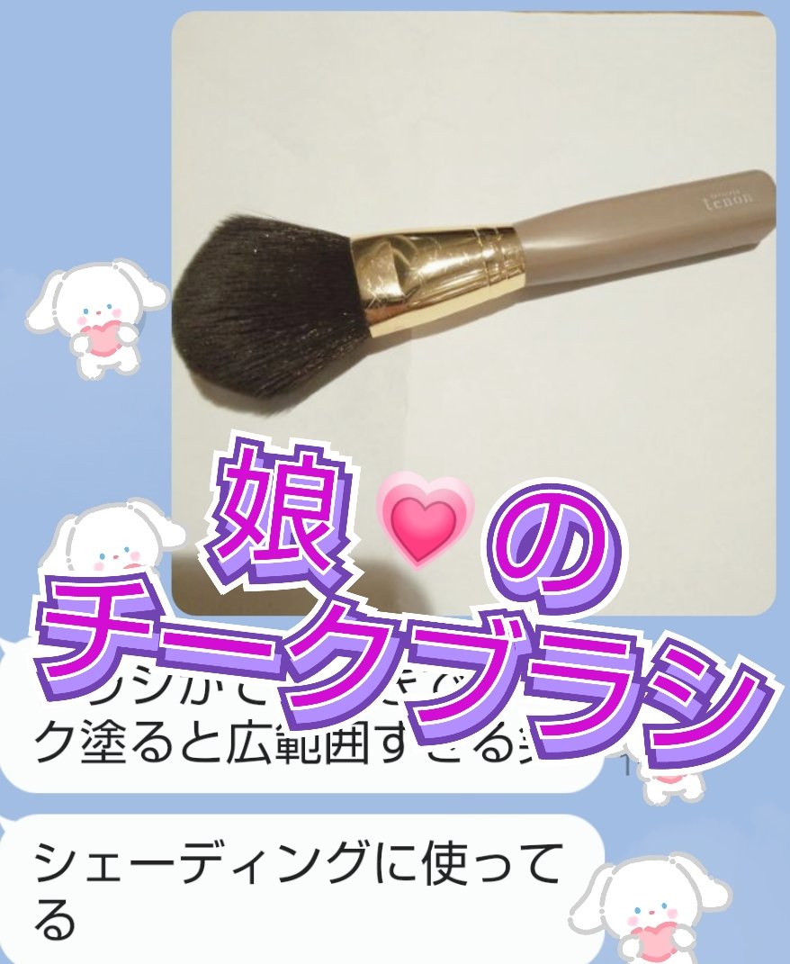 フェリセラテノン チークブラシ/フェリセラ/メイクブラシを使ったクチコミ（1枚目）