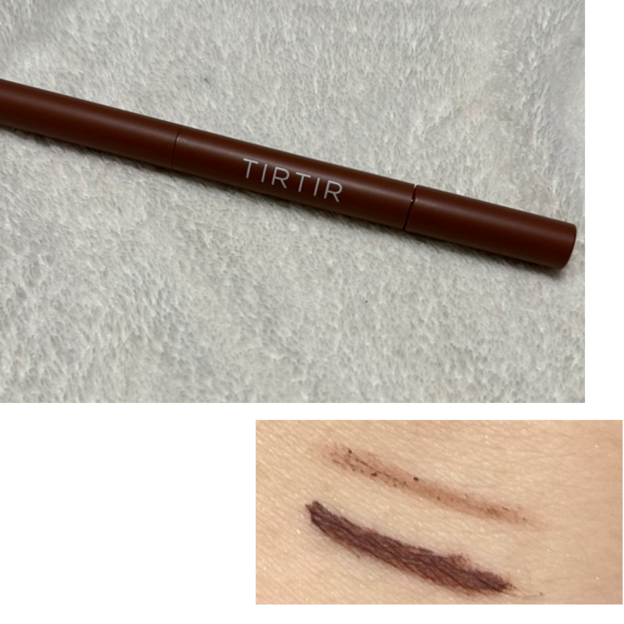 スキニーブロウペンシル＆ブロウマスカラ/TIRTIR(ティルティル)/アイブロウペンシルを使ったクチコミ（2枚目）