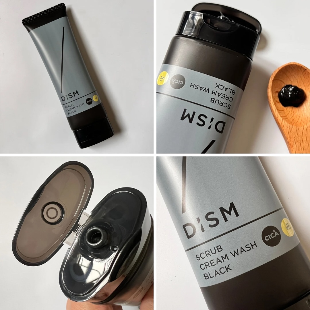 ディズム　スクラブクリームウォッシュ ブラック/DISM/洗顔フォームを使ったクチコミ（3枚目）