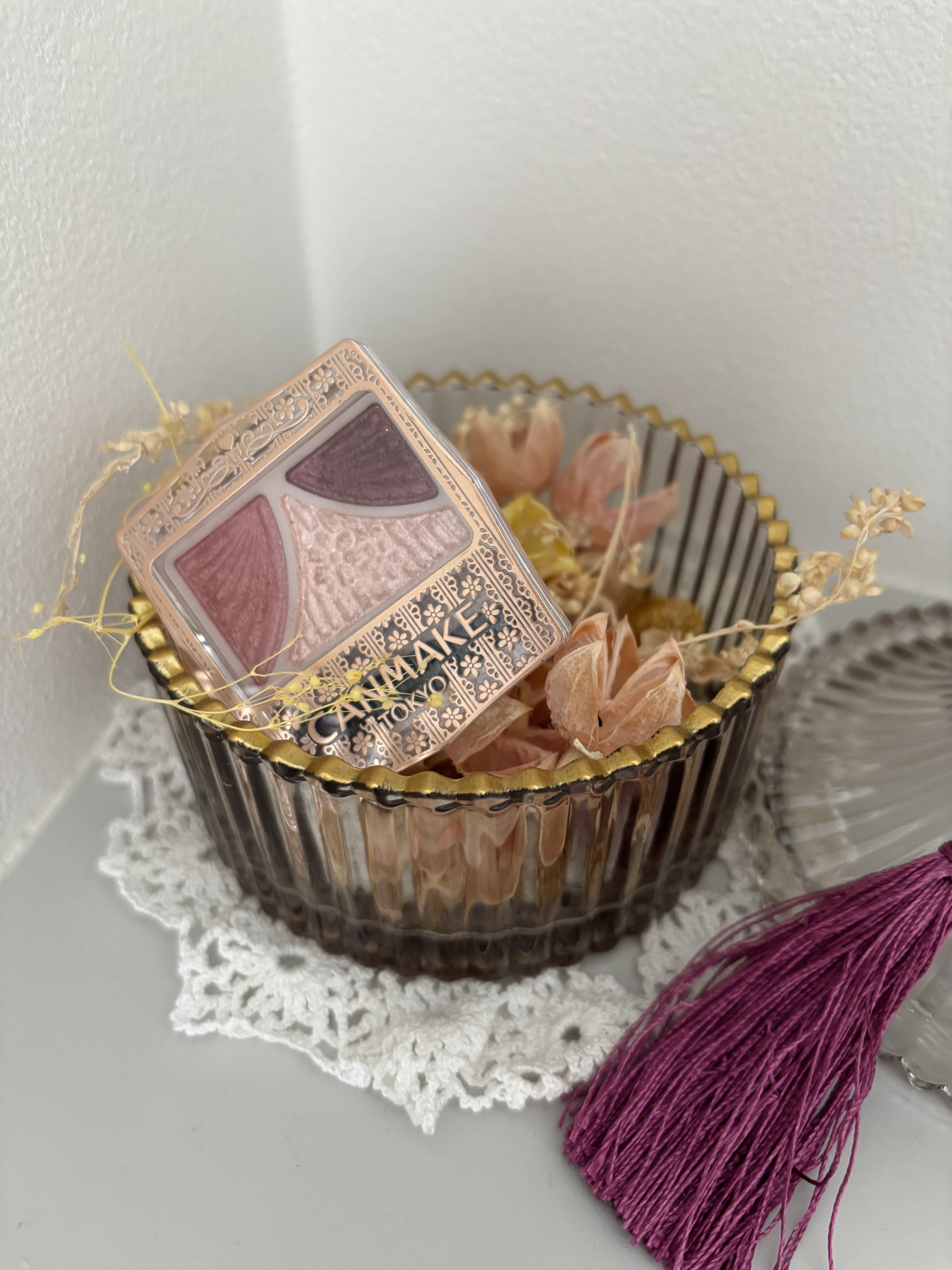 ジューシーピュアアイズ/キャンメイク/アイシャドウパレットを使ったクチコミ（1枚目）