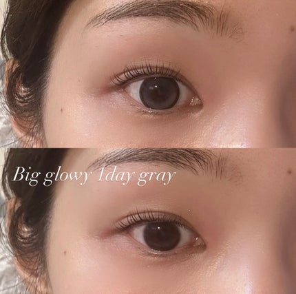 Big Glowy 1day/OLENS/ワンデー(1DAY)カラコンを使ったクチコミ(4枚目)