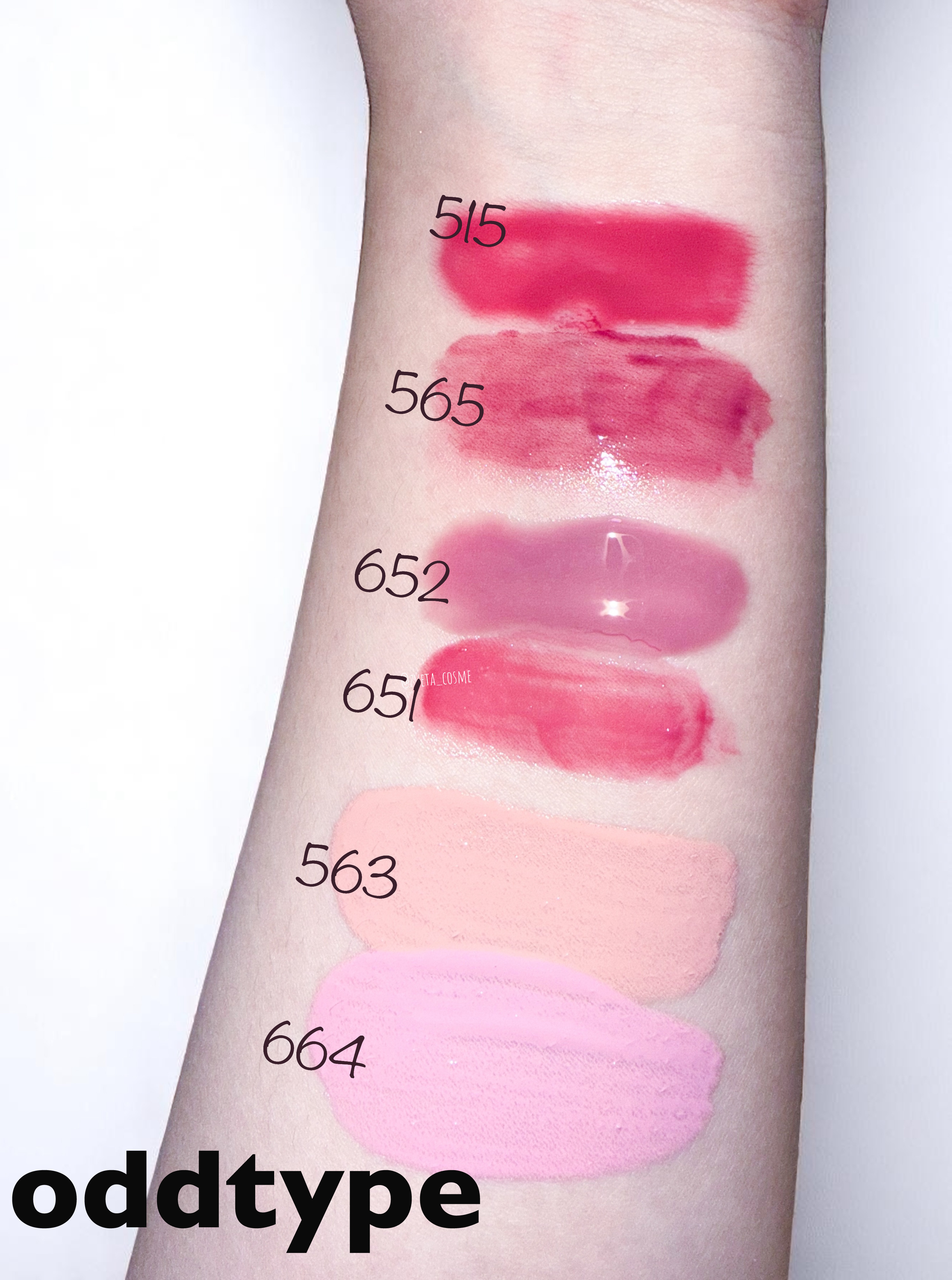 アンシーン ミラーティント/Oddtype/リップティントを使ったクチコミ（3枚目）