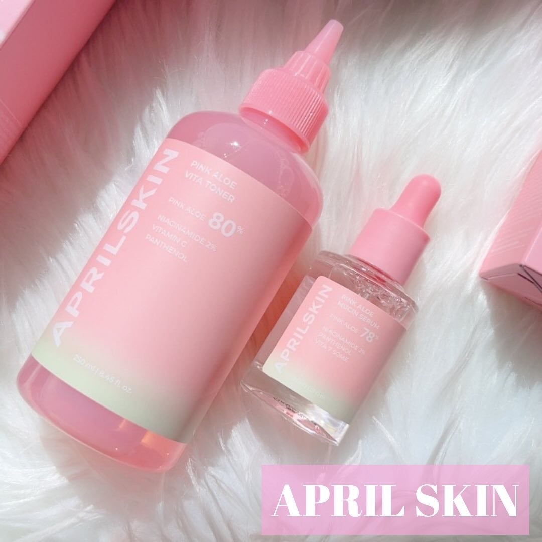 ピンクアロエムチンセラム/APRILSKIN/美容液を使ったクチコミ(2枚目)