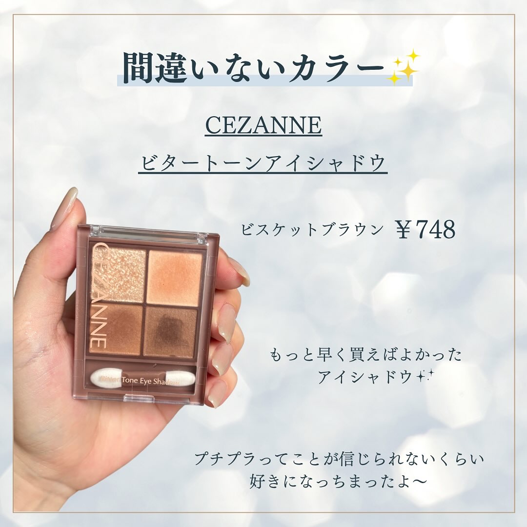 ビタートーンアイシャドウ/CEZANNE/パウダーアイシャドウを使ったクチコミ（2枚目）