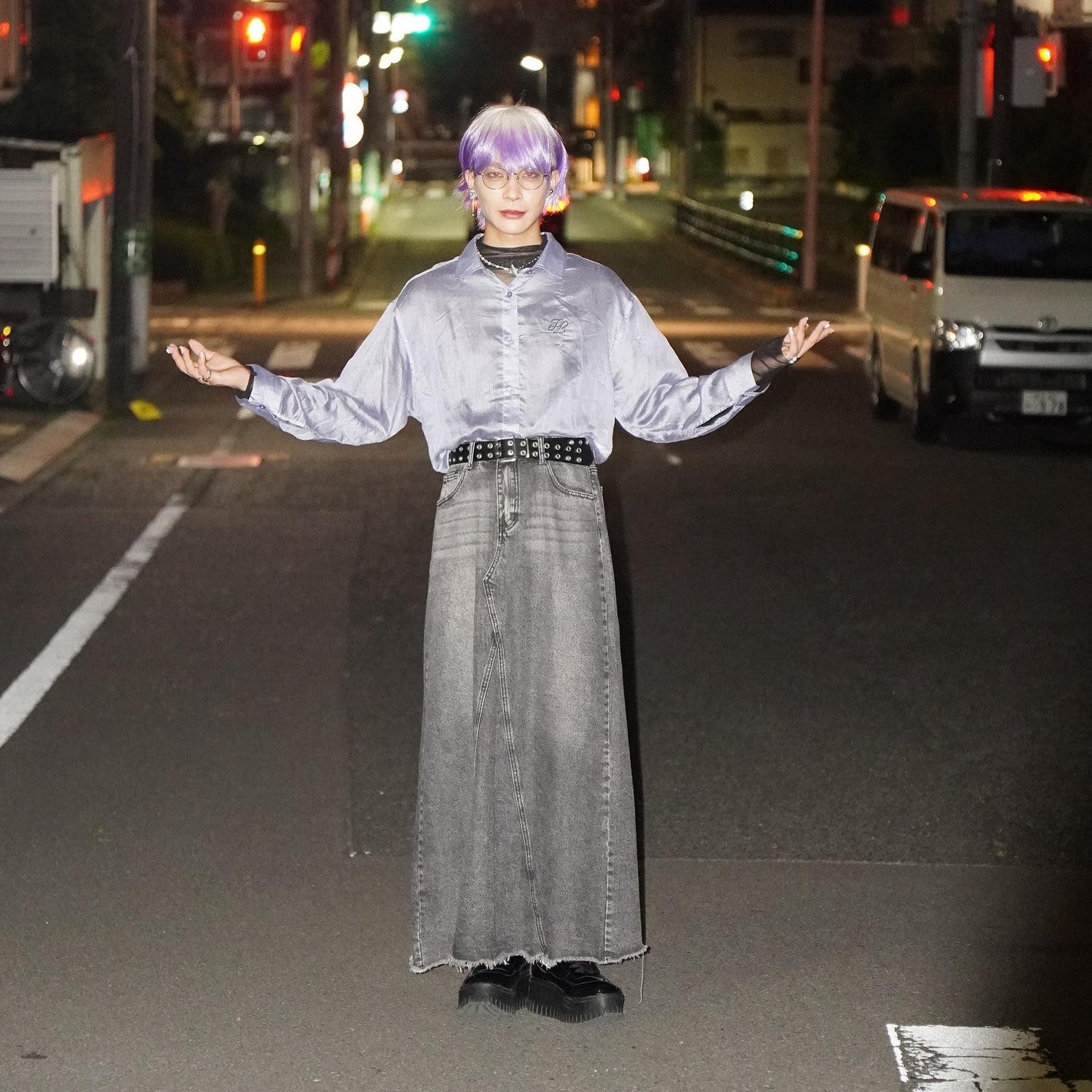 西村健太 on LIPS 「激かわポケモンの"シャンデラ"のモチーフ擬人化メイク😈🔥‼︎ぜ..」(9枚目)