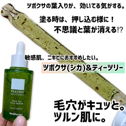 ティーツリーハーブトックスシカアンプル美容液/WellDerma/美容液を使ったクチコミ(2枚目)