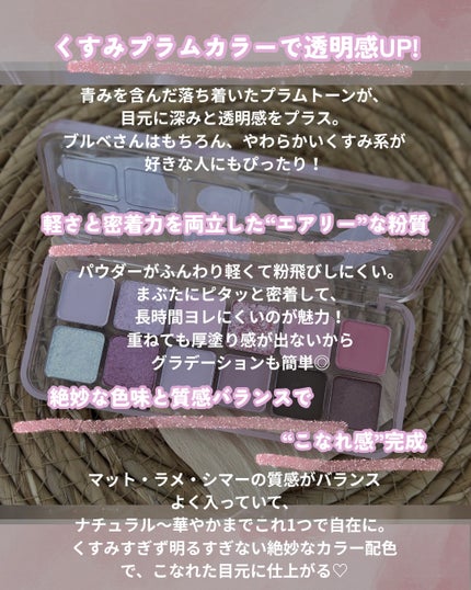 プロ アイ パレット エアー/CLIO/アイシャドウパレットを使ったクチコミ(4枚目)