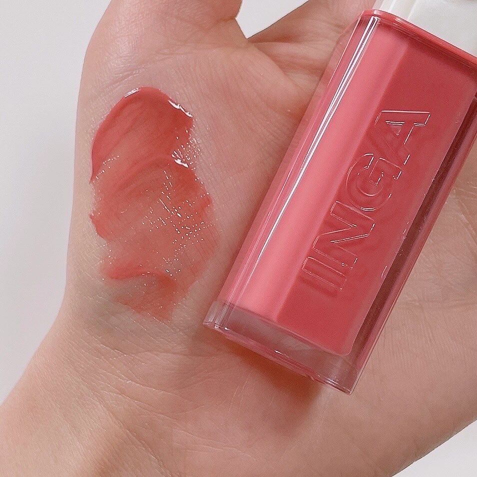 ウォーターグローリップティント 03 ロージーローズ（Rosy Rose）/INGA/リップティントを使ったクチコミ（3枚目）