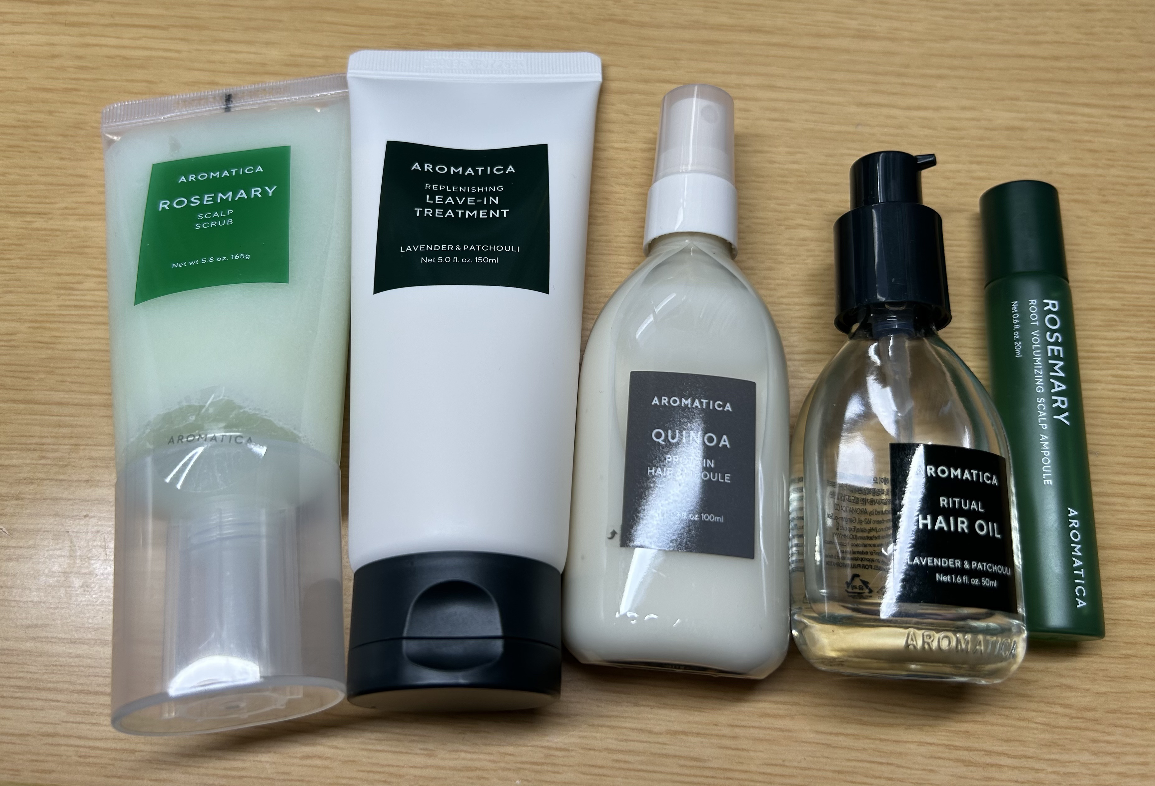 キヌアプロティンアンプル/AROMATICA/アウトバストリートメントを使ったクチコミ（1枚目）