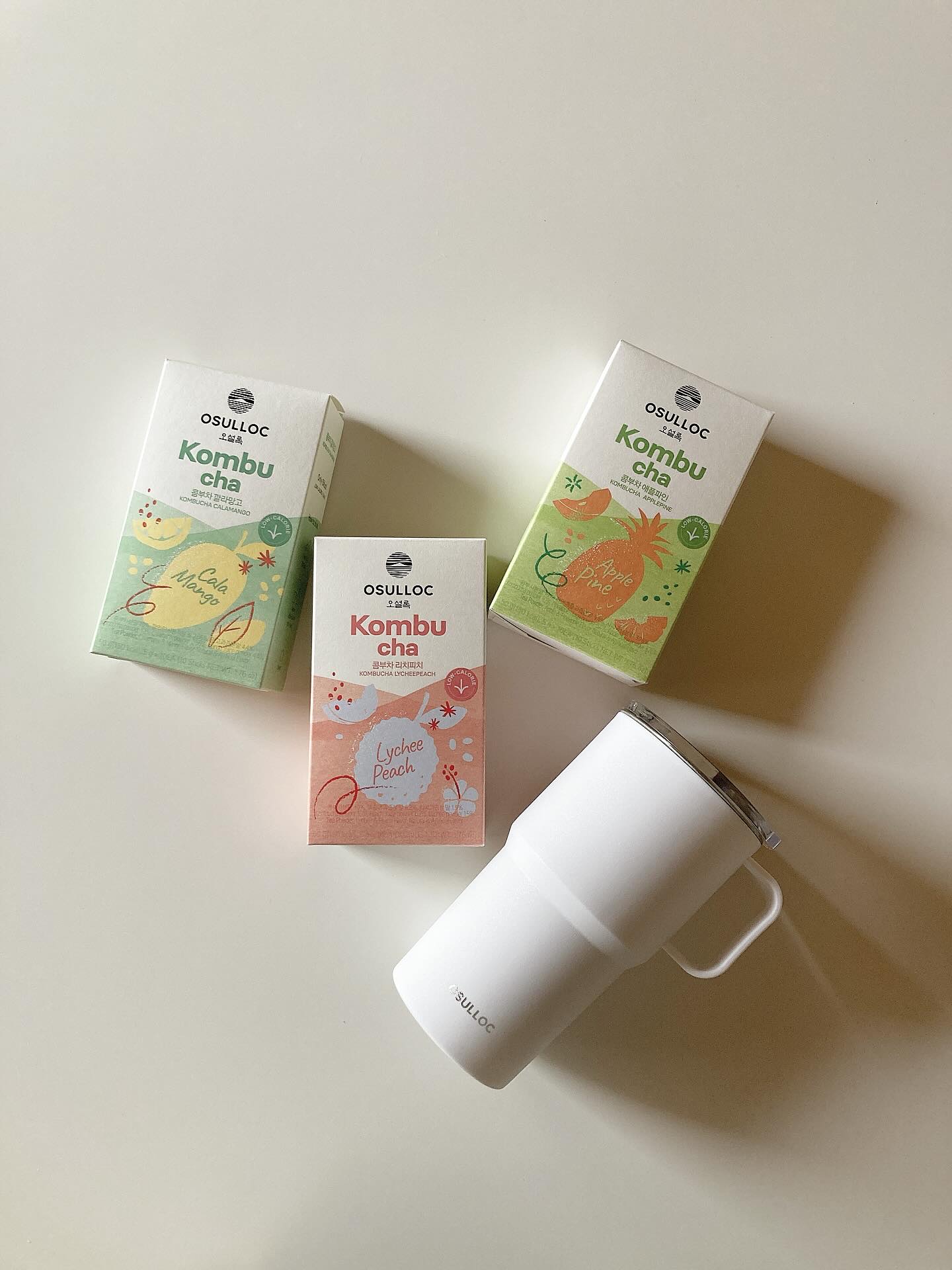 コンブチャ カラマンゴー/OSULLOC/ドリンクを使ったクチコミ（1枚目）