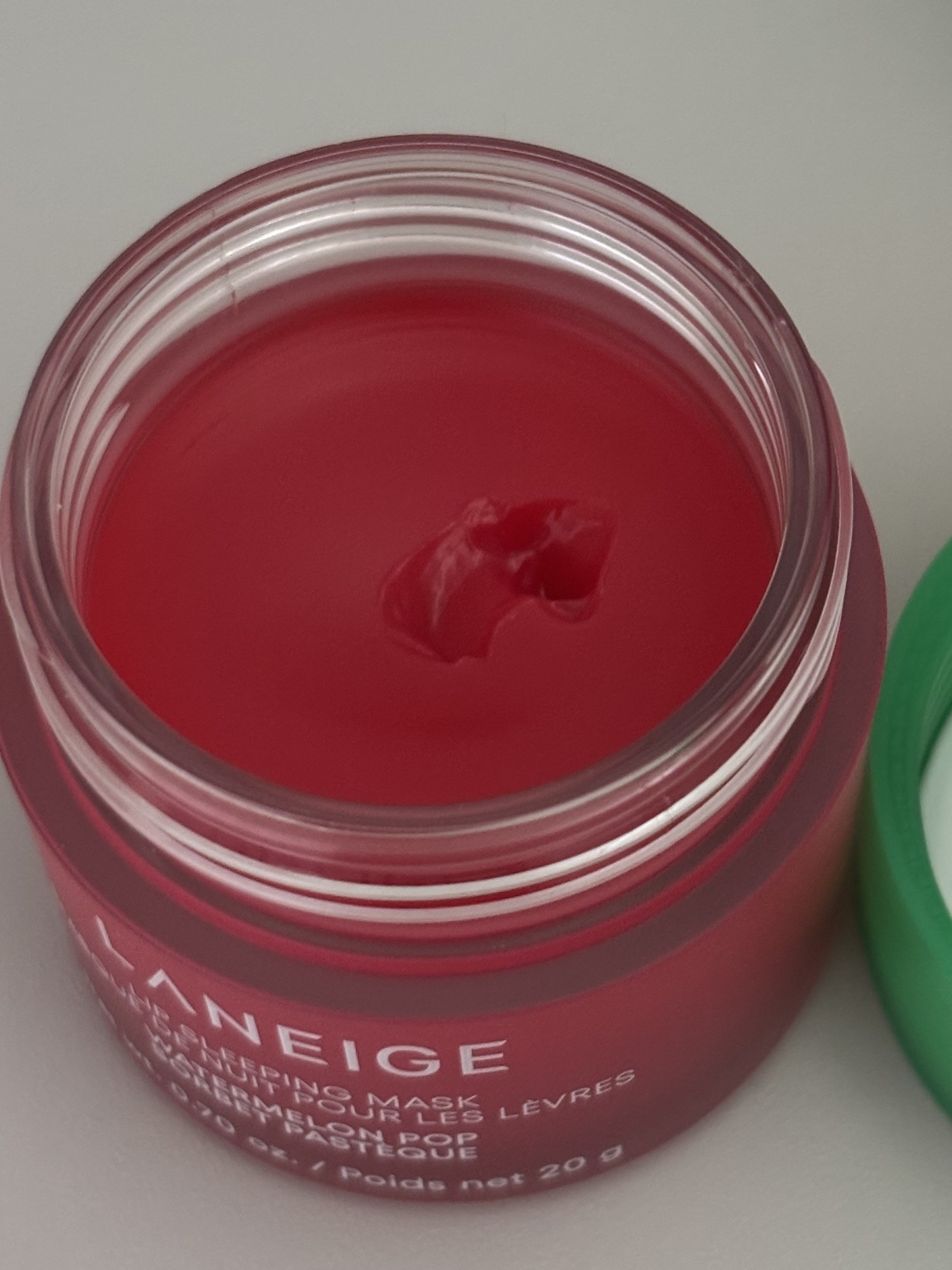 リップスリーピングマスク ウォーターメロン/LANEIGE/リップマスクを使ったクチコミ（2枚目）