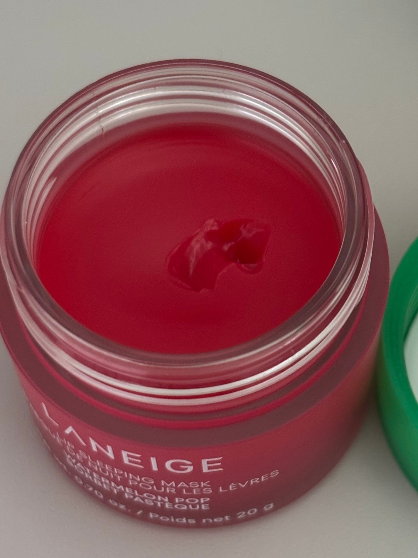 リップスリーピングマスク ウォーターメロン/LANEIGE/リップマスクを使ったクチコミ(2枚目)