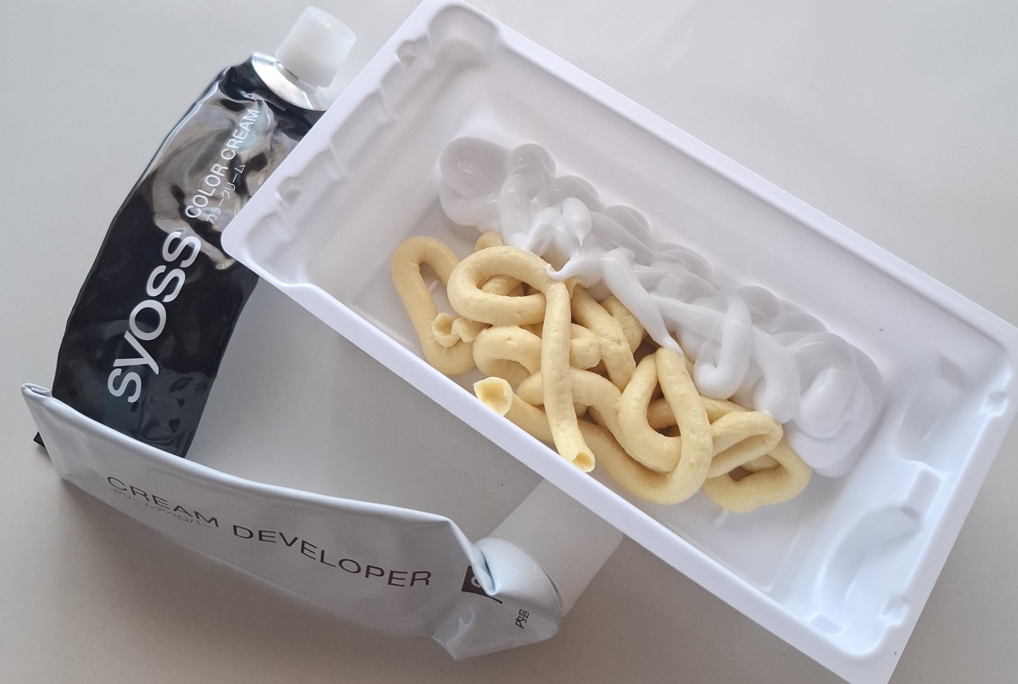 クレイクリーム ４Ｎ ナチュラルブラウン/サイオス/ヘアカラーを使ったクチコミ（3枚目）