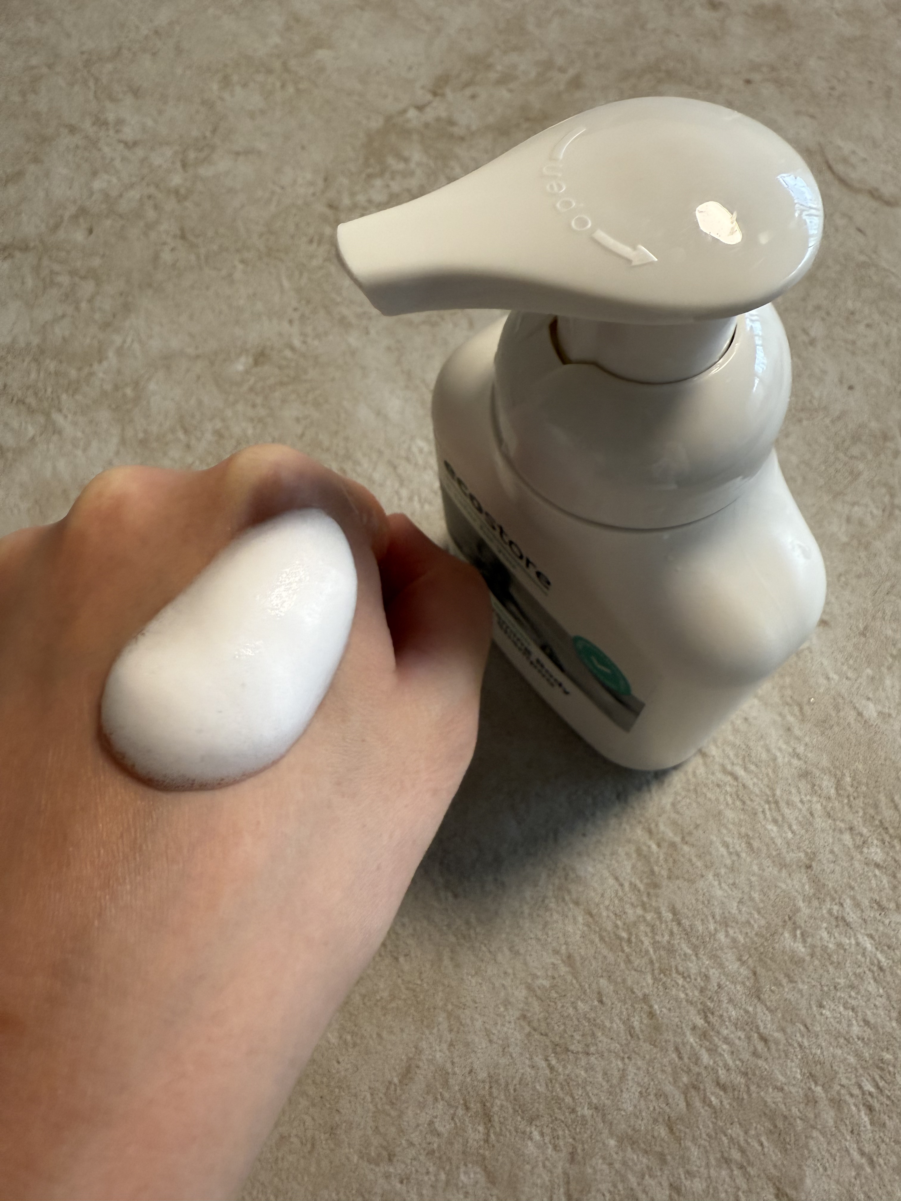 ベビーフォーミングウォッシュ/ecostore/ボディソープを使ったクチコミ（3枚目）